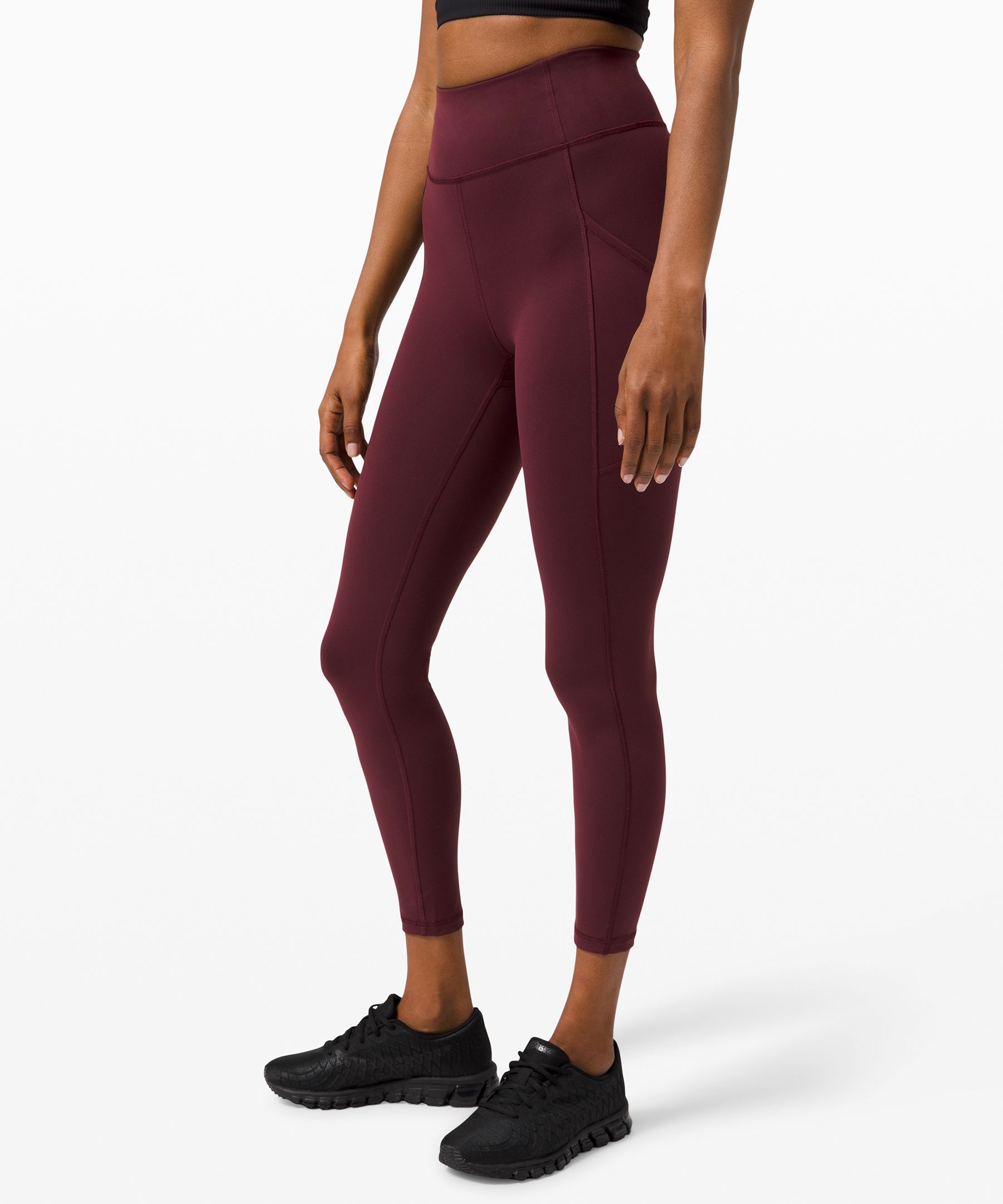 Lululemon Fast And Free Tight Ii 25" *non-reflective Nulux In Cassis