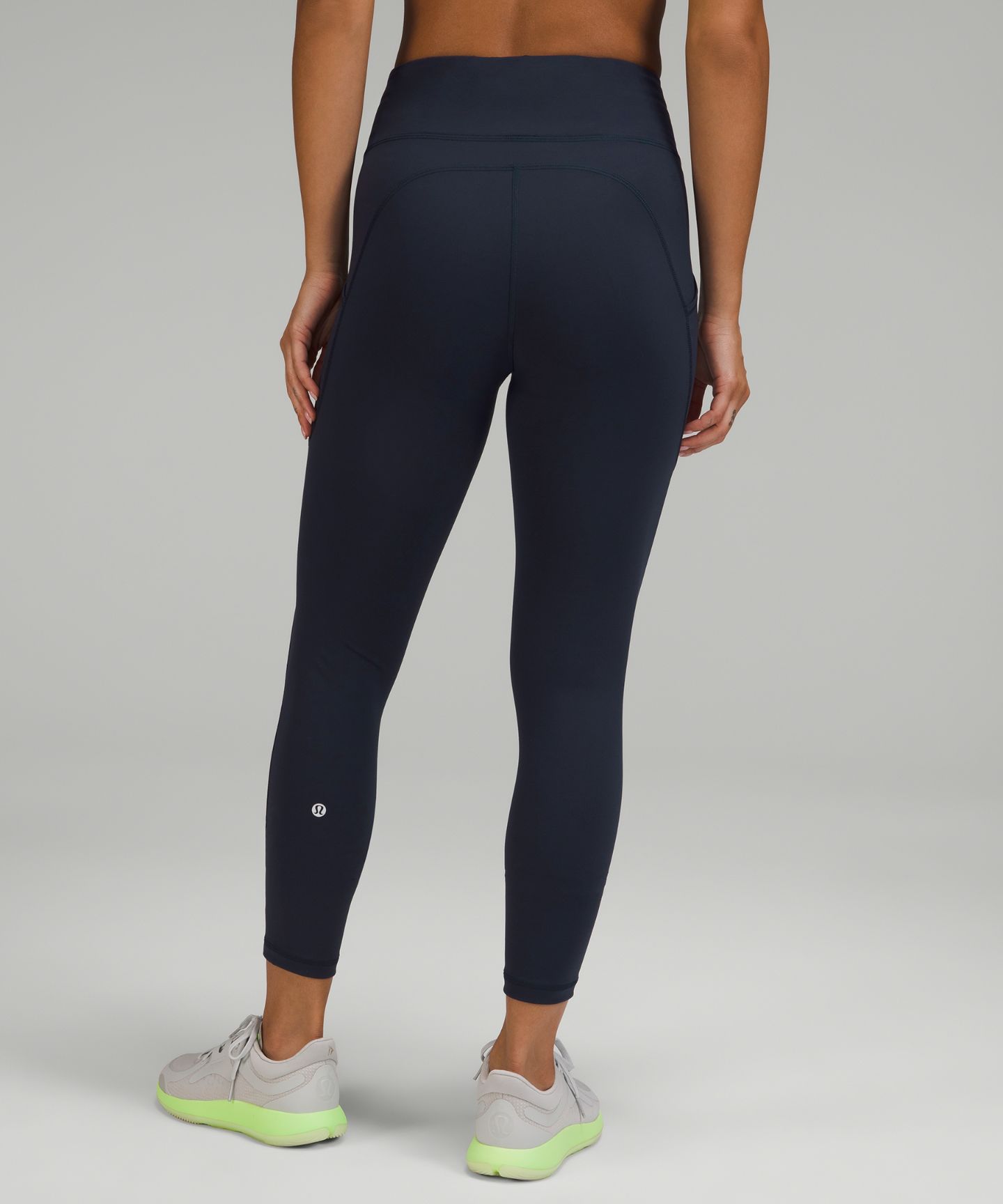 Женские леггинсы Lululemon Invigorate, высокая посадка, 25, цвет: Насыщенный тёмно-синий — фото 3
