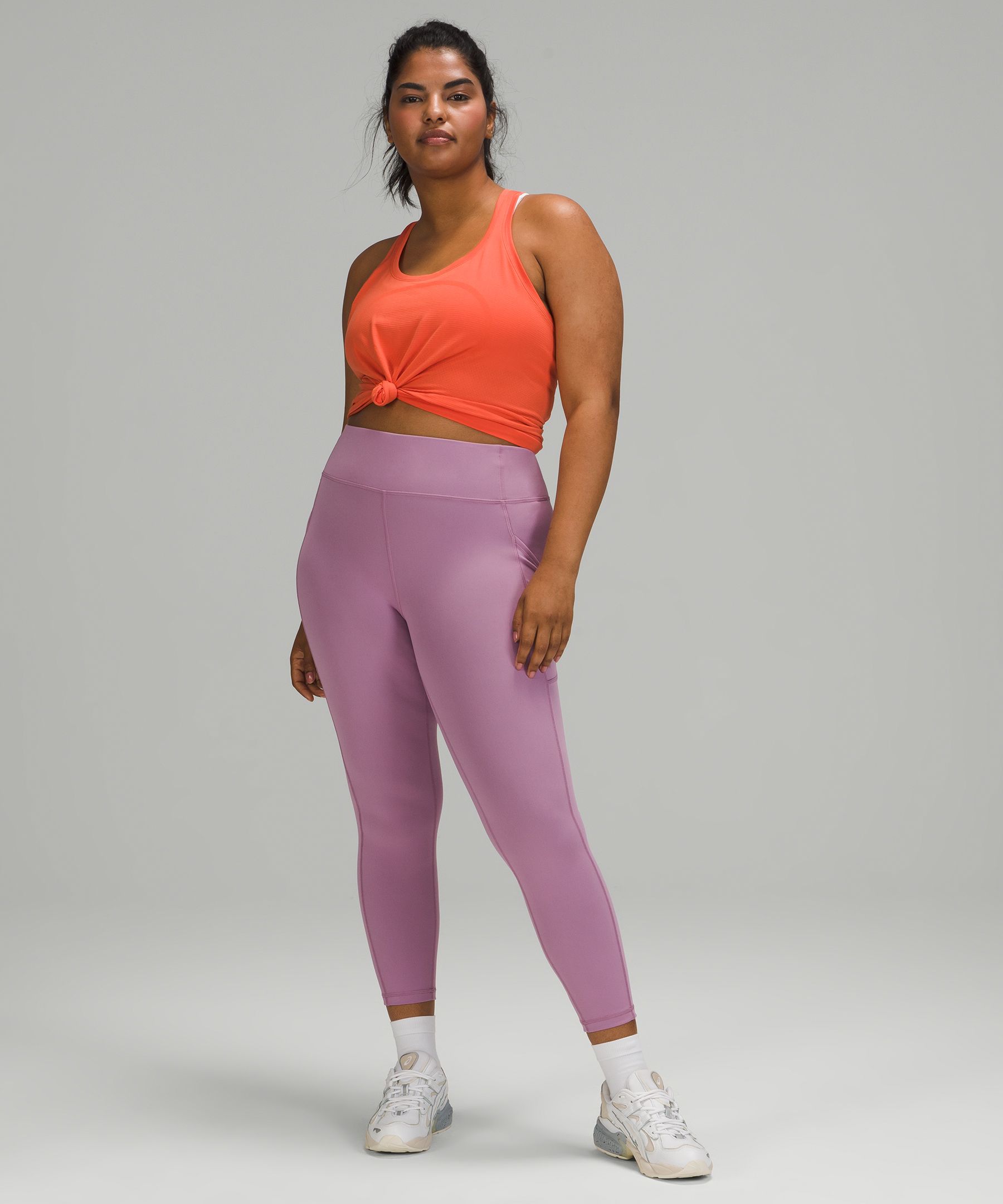 Lululemon Invigorate High-Rise Crop 23 - Ripened Raspberry - lulu