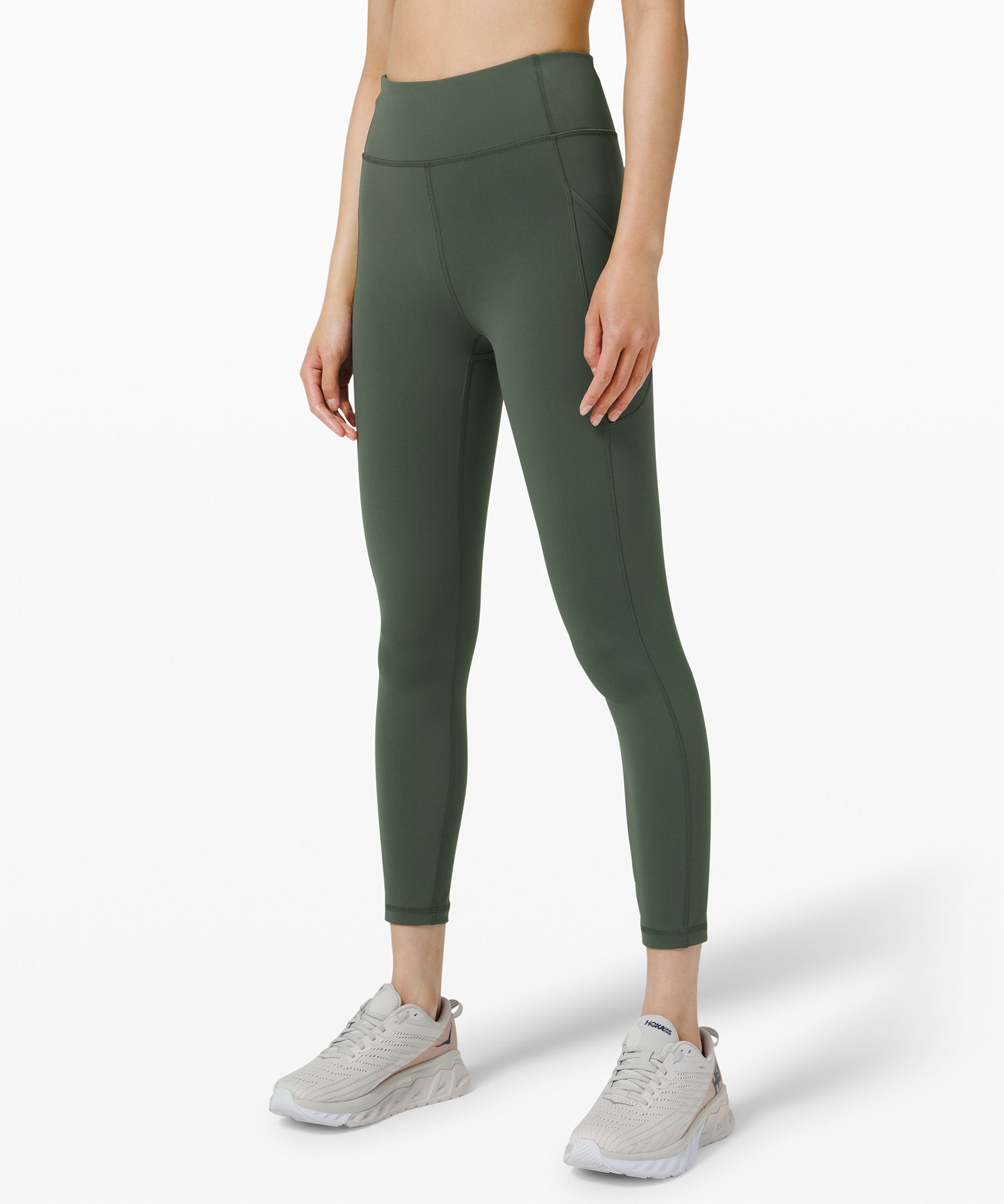 Lululemon Invigorate High-rise Tights 25" In Smoked Spruce