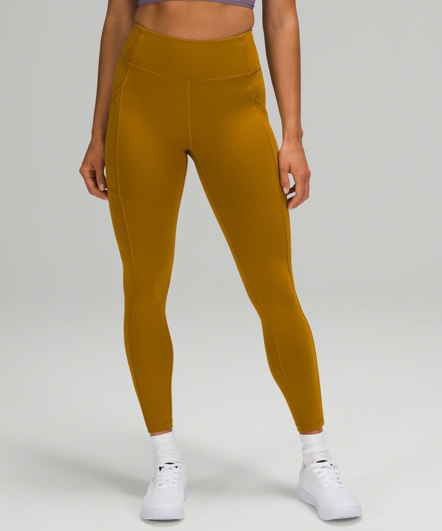 Lululemon Invigorate High-rise Leggings 25" In Gold Spice