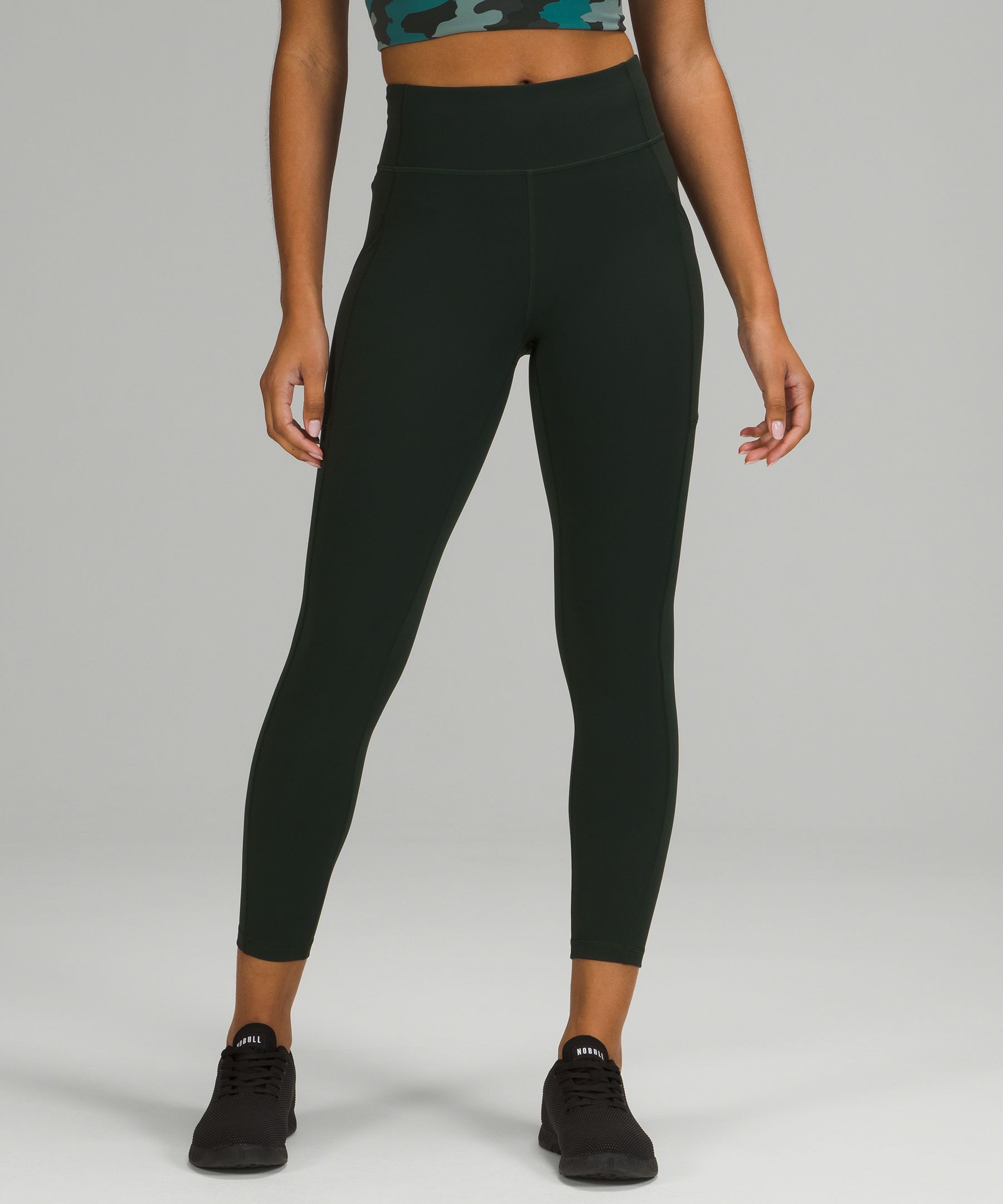 Lululemon Invigorate High-rise Tights 25" In Rainforest Green