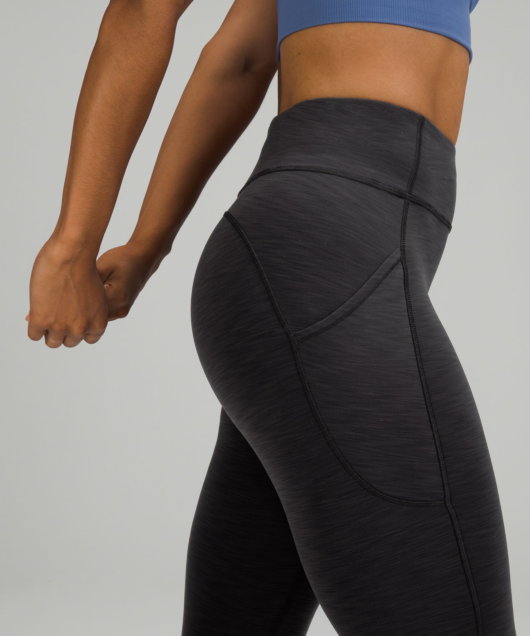 LULULEMON Invigorate High-Rise Tight 25 (Black, 4) at  Women's  Clothing store