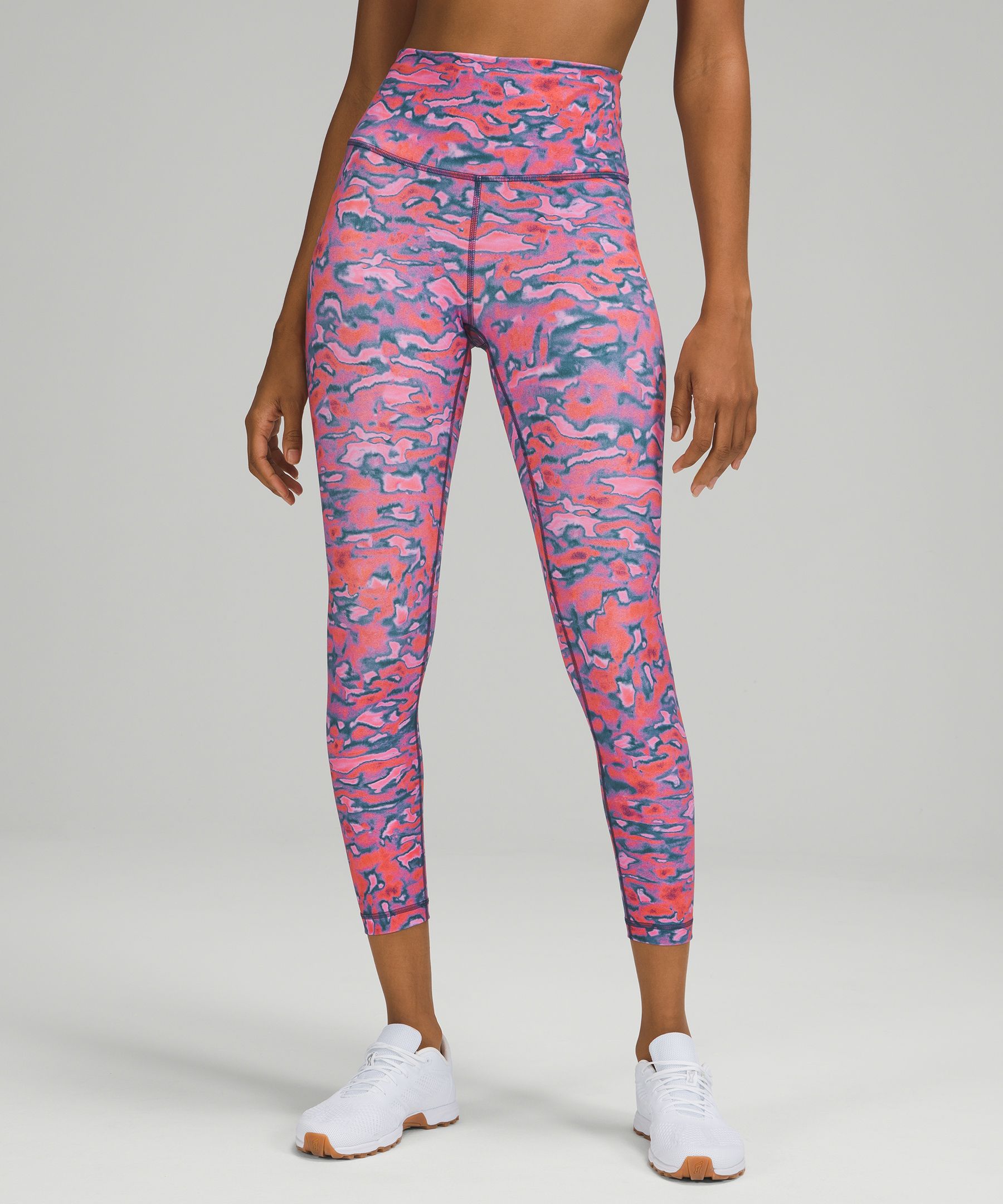 Lululemon Wunder Train High-rise Tight 25" In Chroma Clash Multi