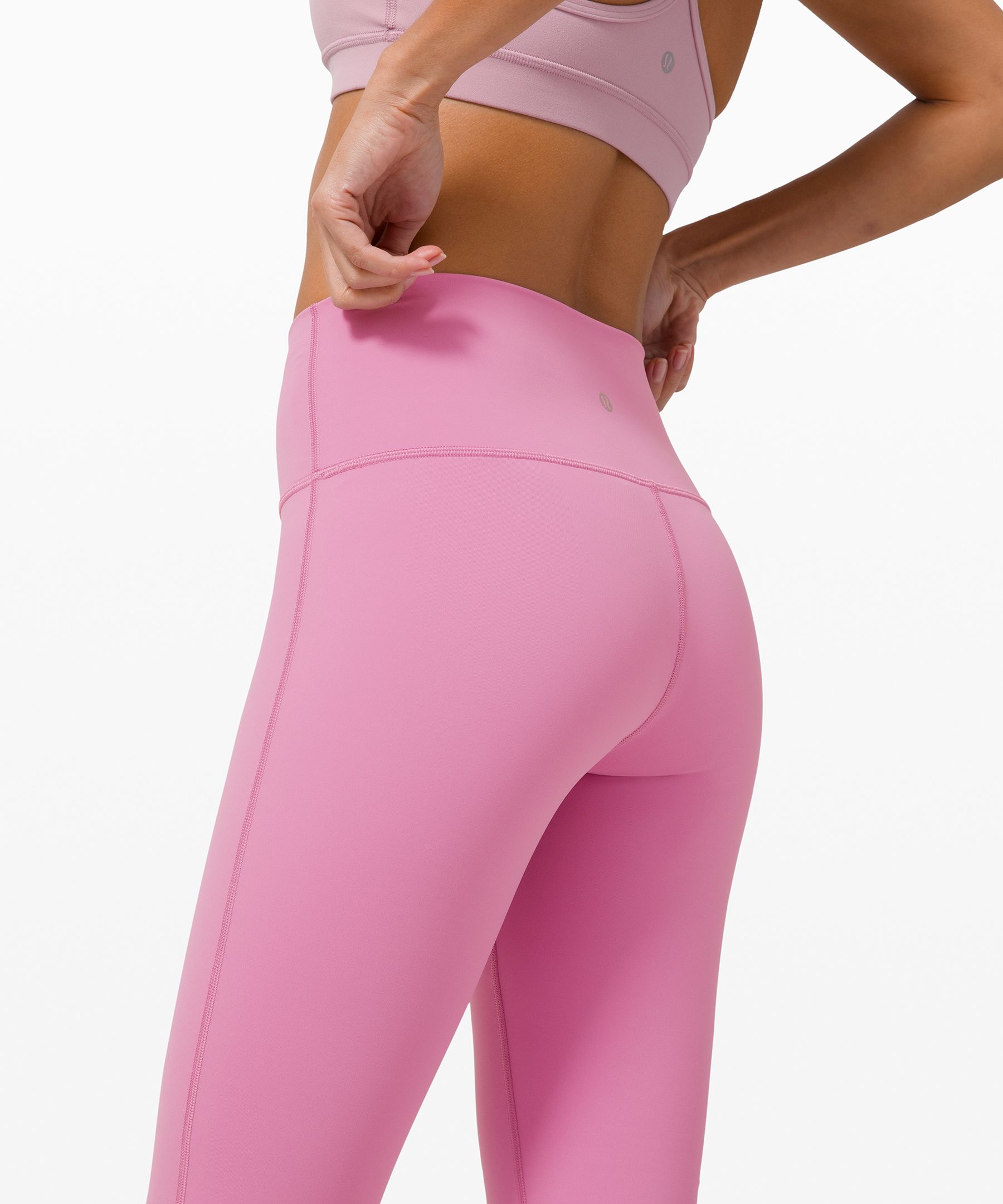 LULULEMON Wunder Under HR Tight 25 *Flux Leggings Magenta Glow