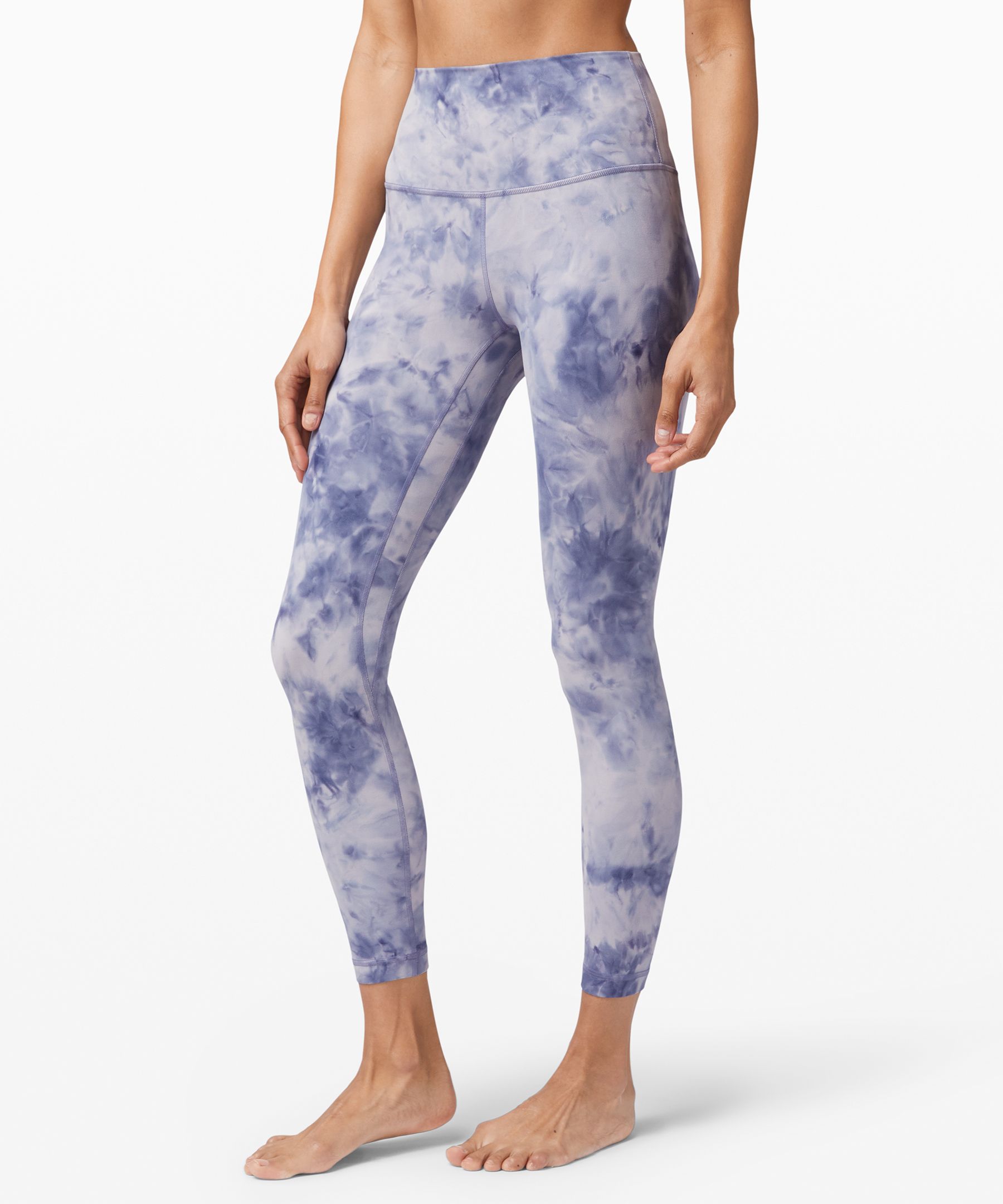 lululemon blue tie dye leggings