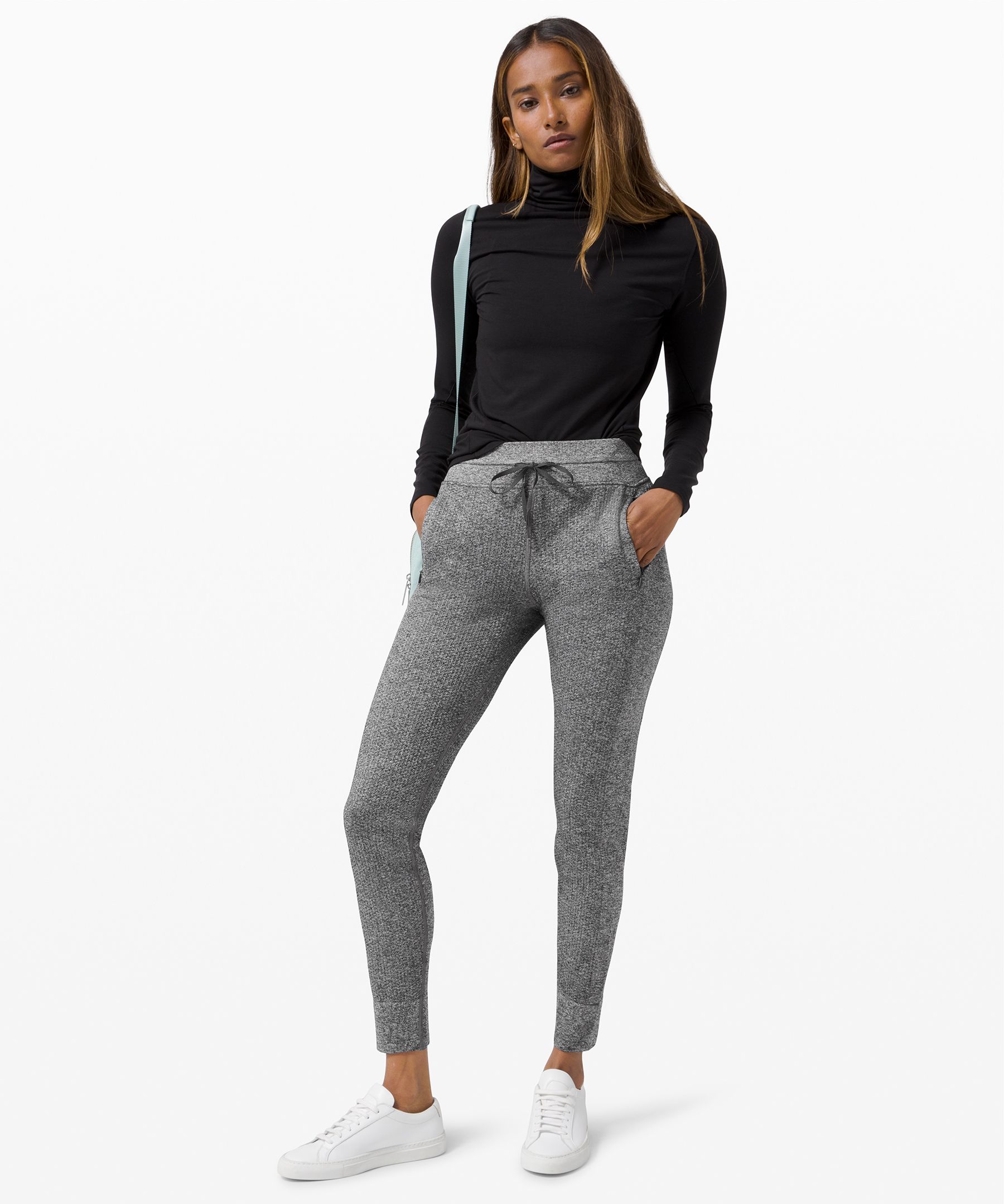 Lululemon Engineered Warmth Jogger Pants Knit Sage