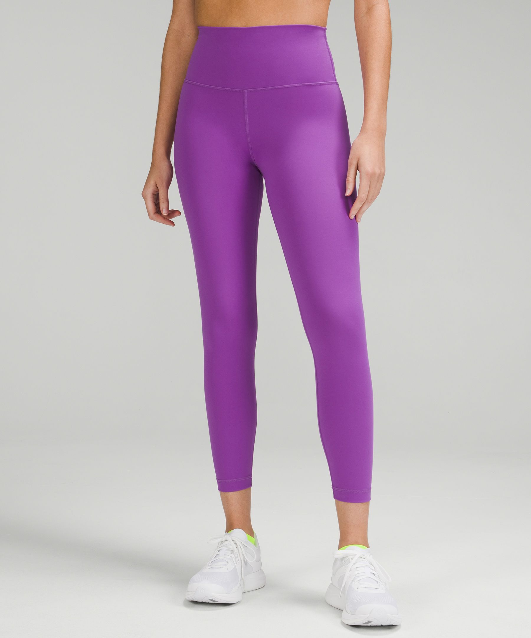 Lululemon Wunder Train High-rise Tights 25" In Moonlit Magenta