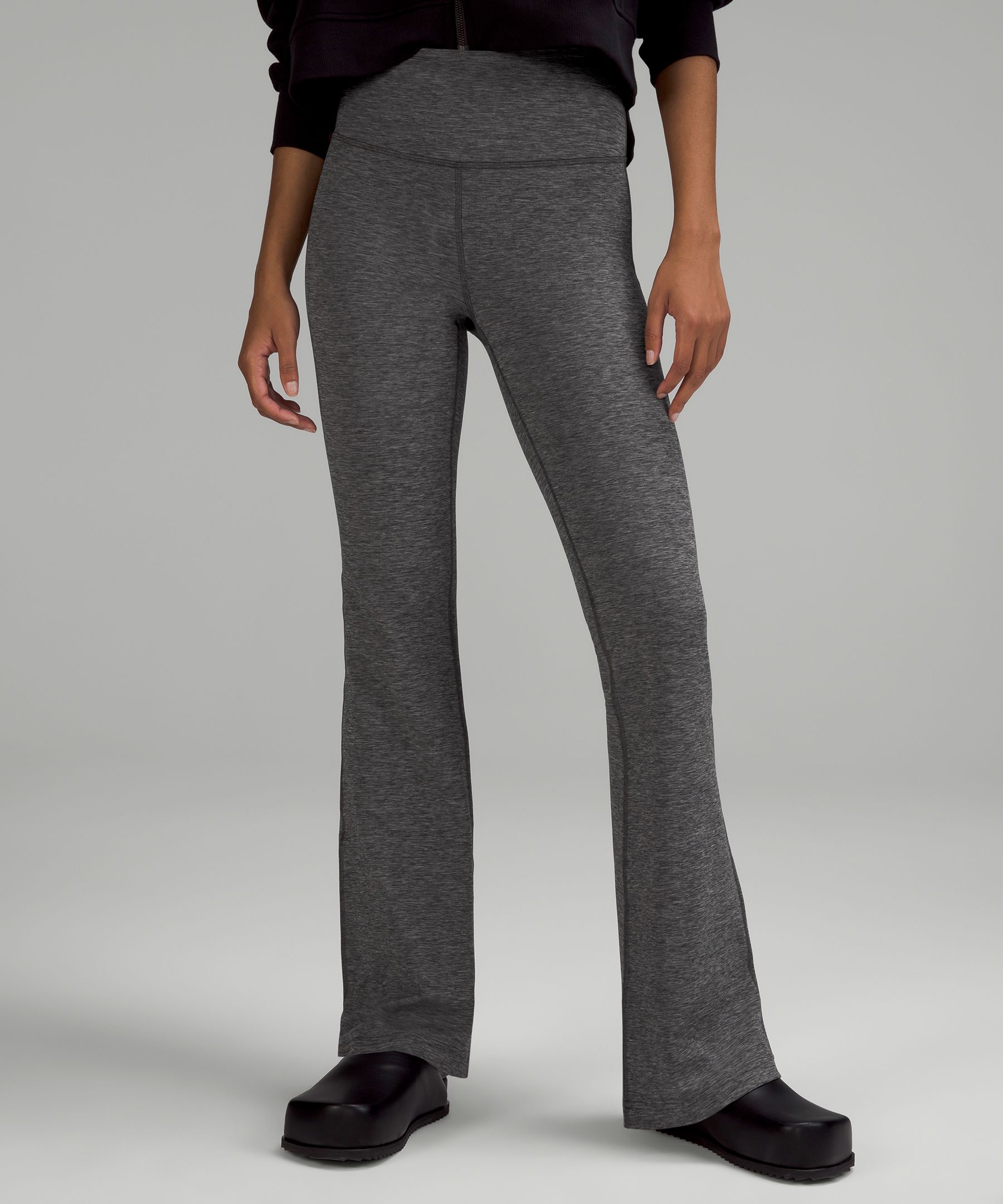 Lululemon Groove Super-high-rise Flared Pants Nulu In Heritage 365