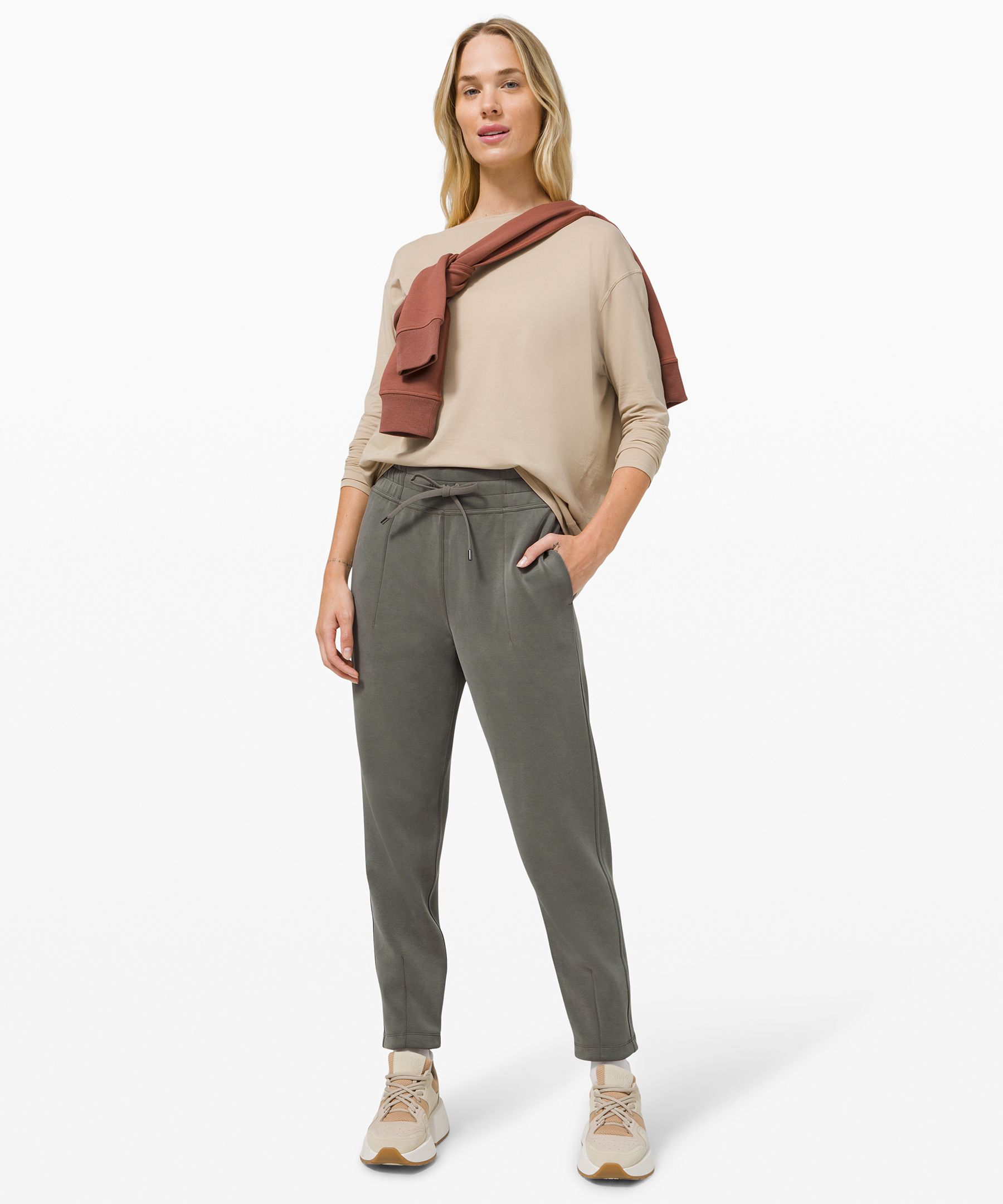 Lululemon Soft Ambitions High Rise Jogger - Trench - lulu fanatics