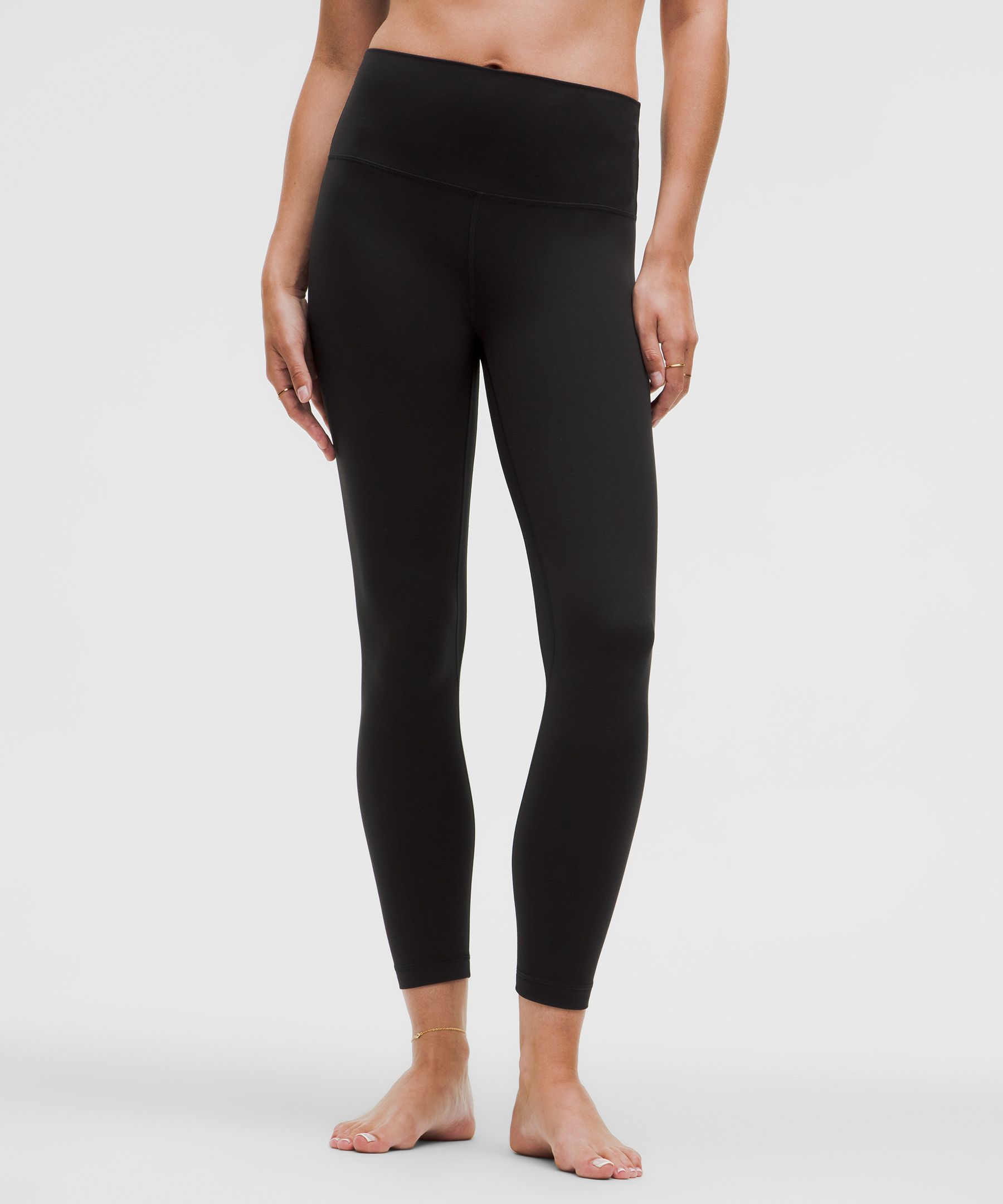 lululemon leggings logo on calf