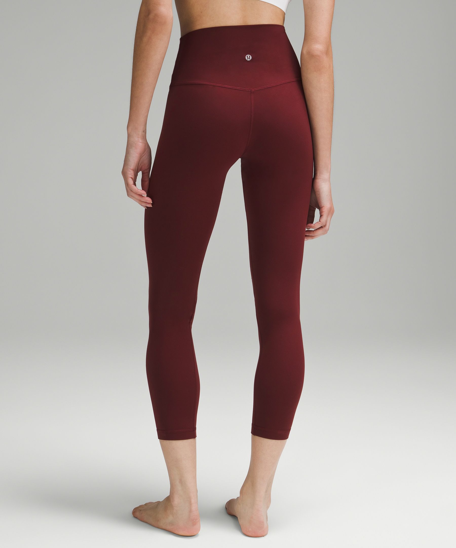 red lululemon leggings