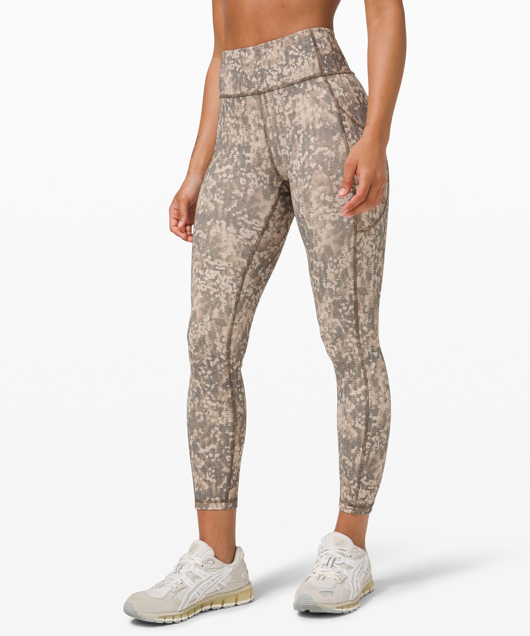 LULULEMON WONDER UNDER HIGHRISE LEOPARD CAMO TIGHT