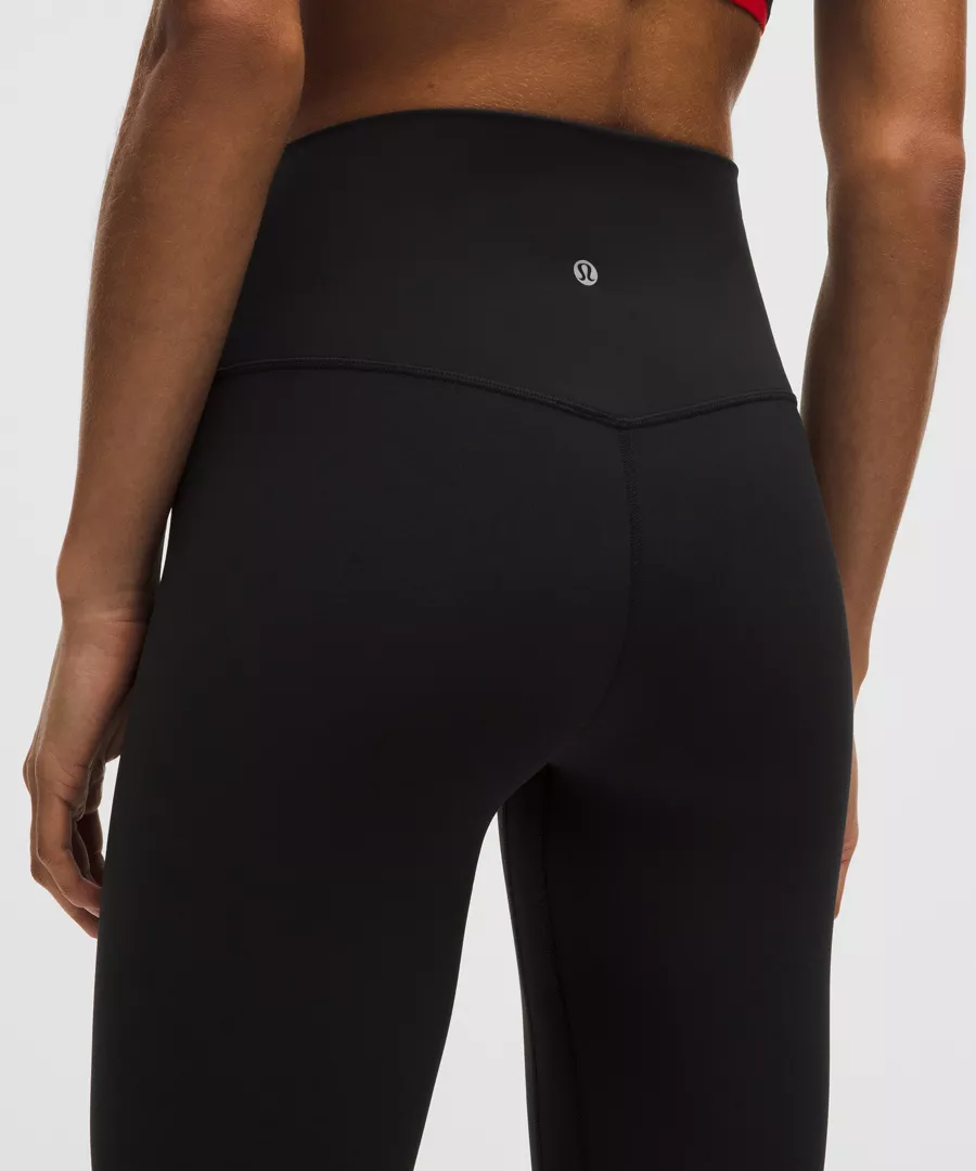 Align High-Rise Pant on model, side profile