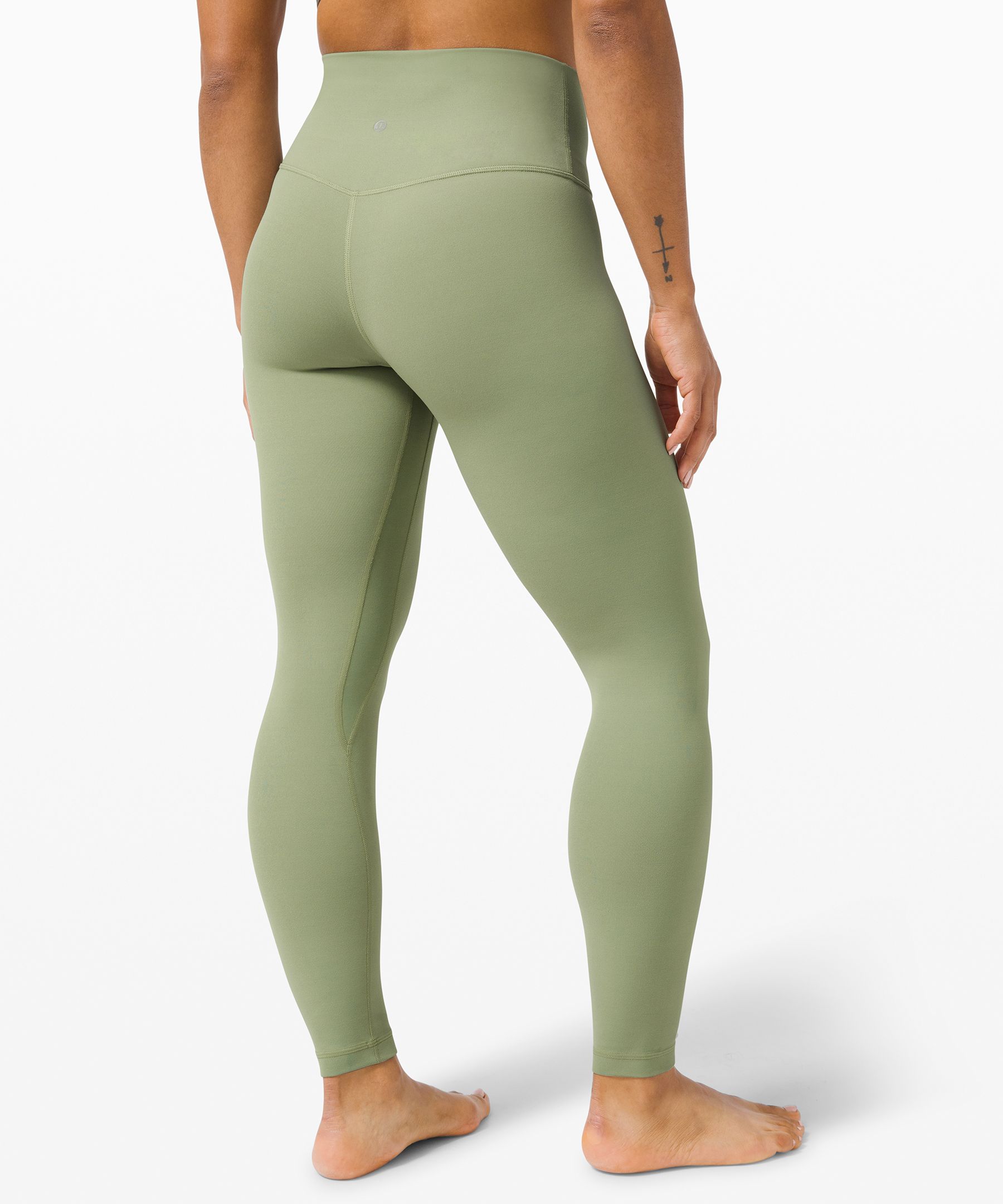 lululemon athletica, Pants & Jumpsuits, Lululemon Olive Green Leggings