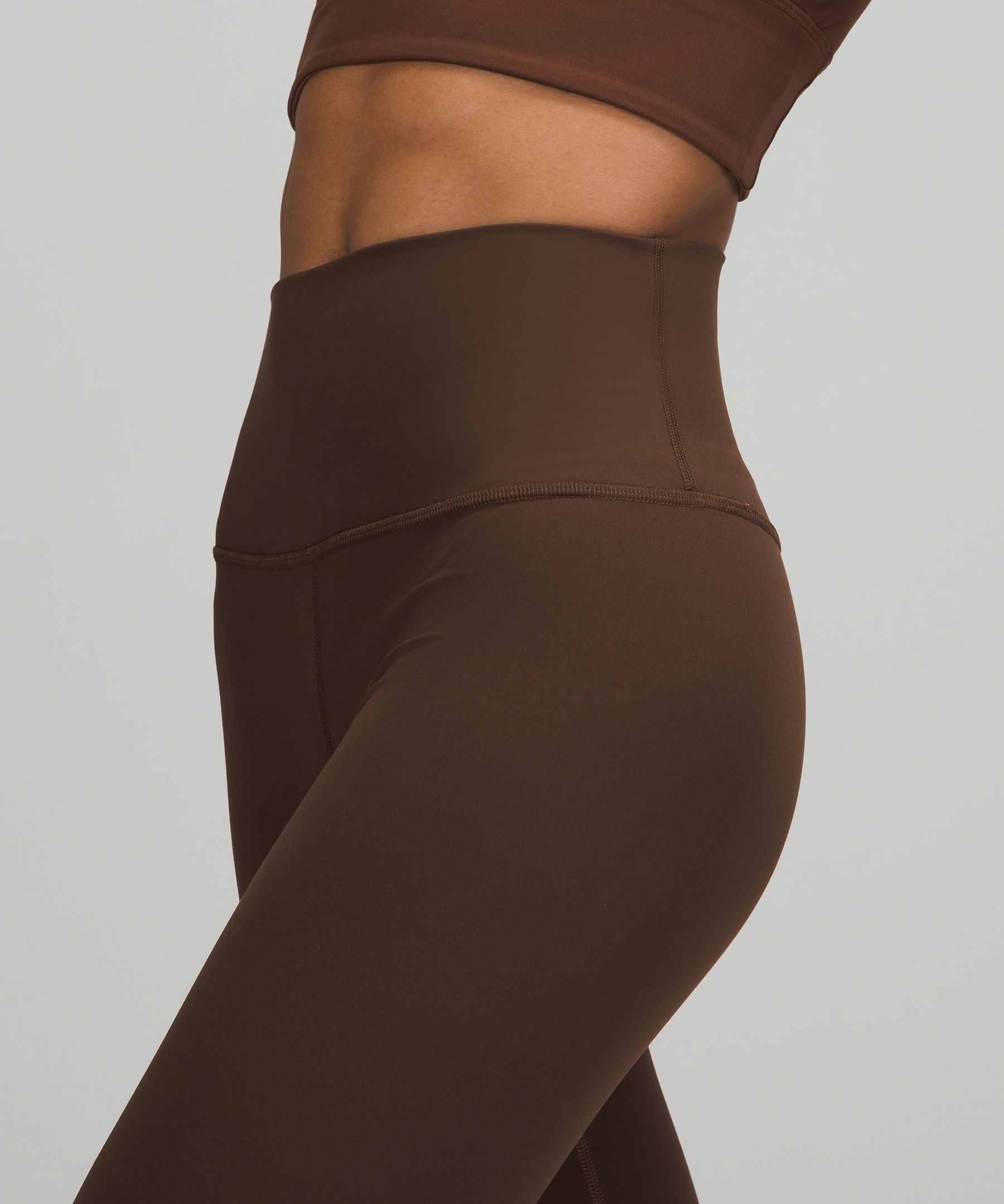 Lululemon Size 2 Instill HR Tight 25 Bronze Green BRZG SmoothCover™ Pant  Yoga