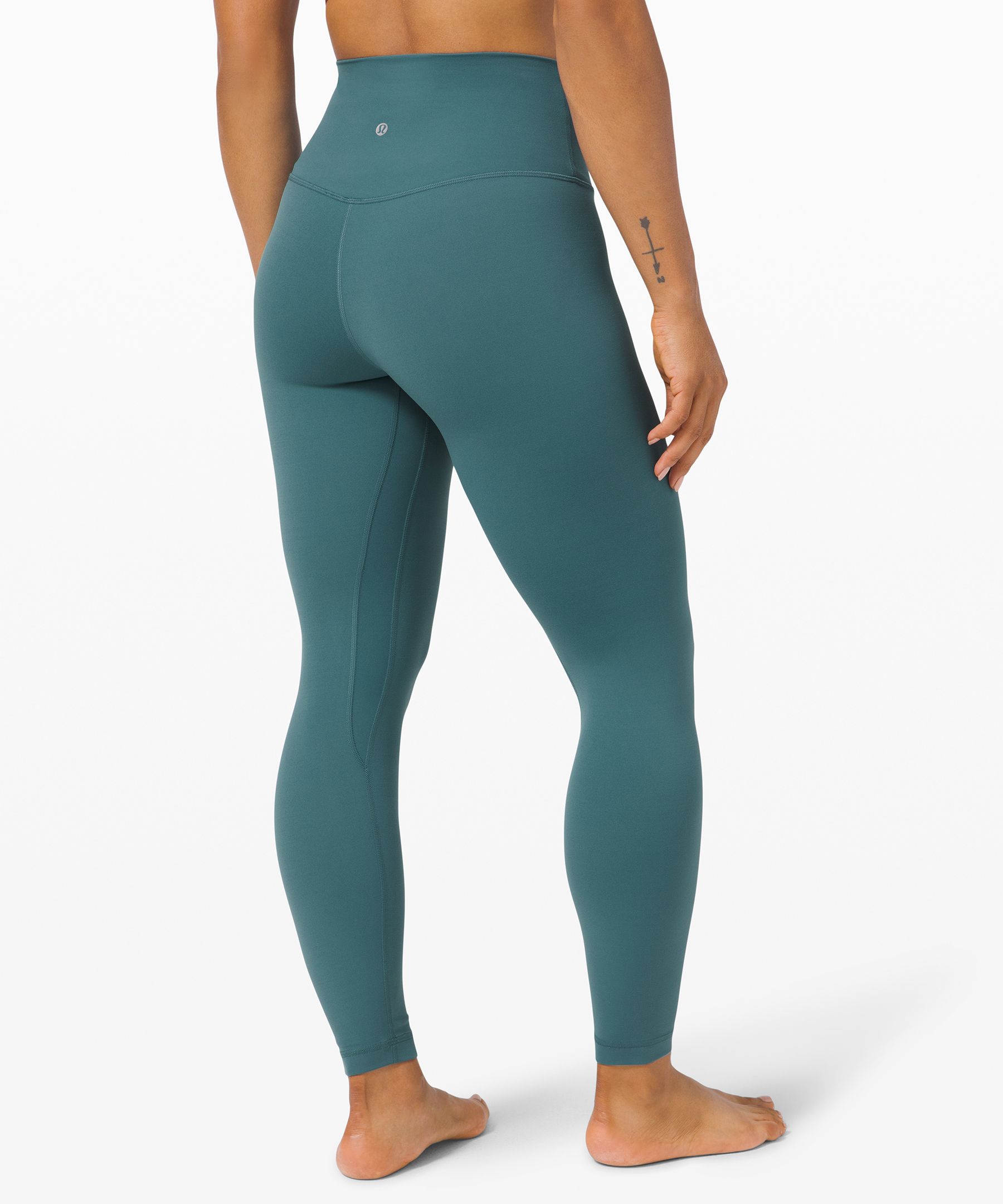 teal yoga pants