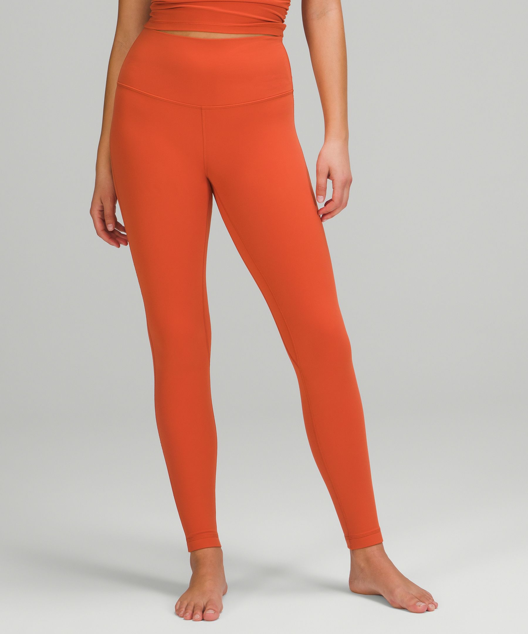 lululemon athletica, Pants & Jumpsuits, Lululemon Orange Theory Rare  Black Aling Leggings