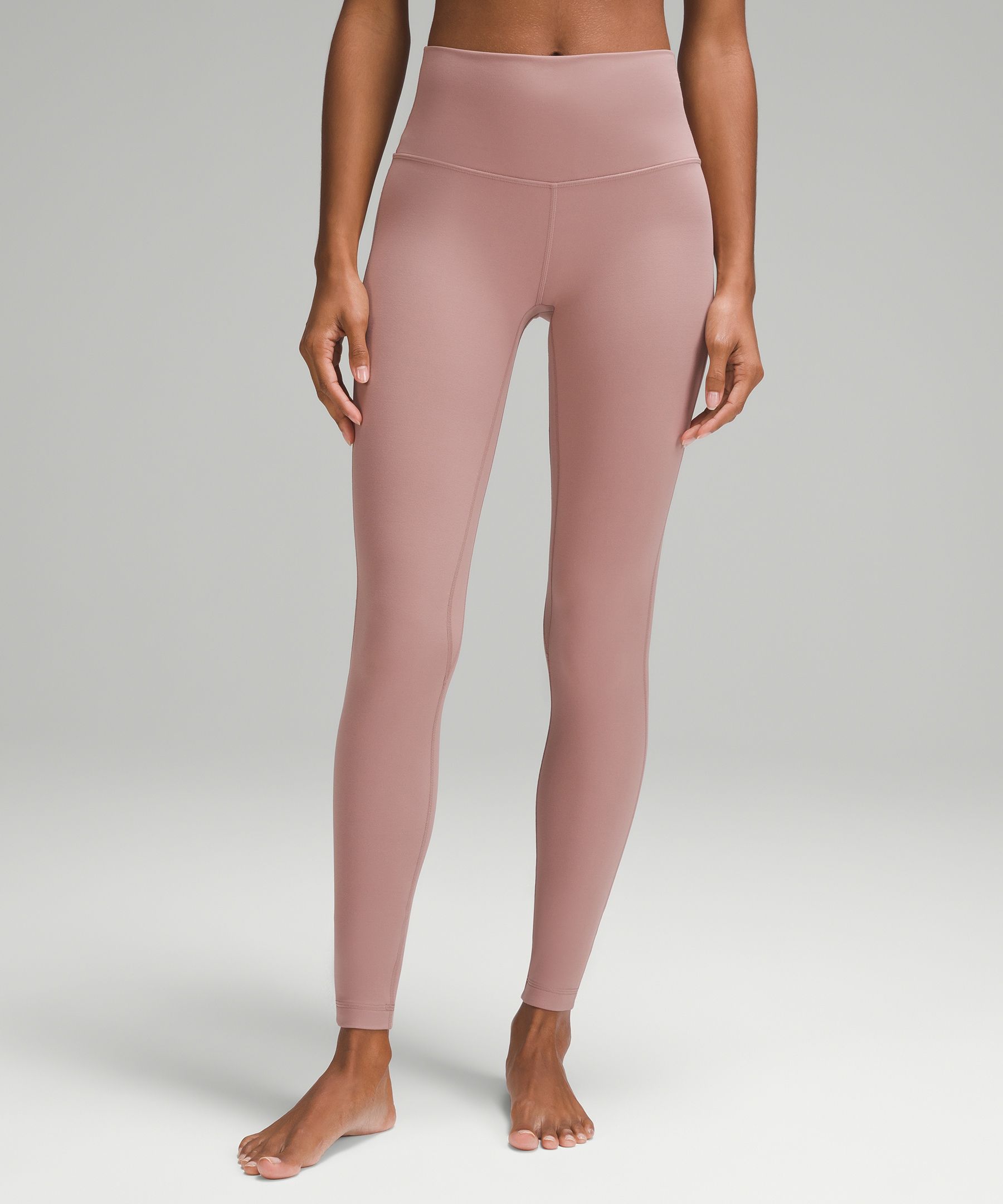 LULULEMON LULULEMON ALIGN Ribbed High-Rise Pant 25 Mango Dream MGDM Size  10 £49.66 - PicClick UK