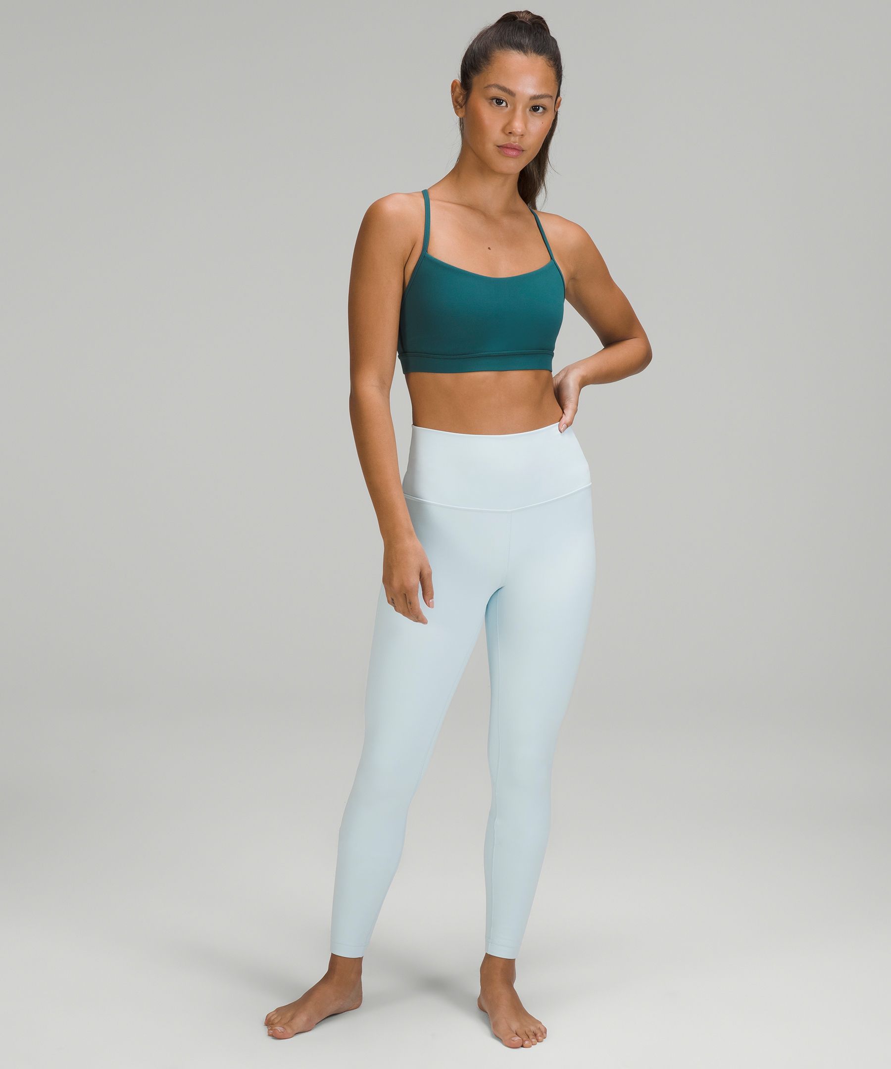 Lululemon Flow Y Nulu Bra *Light Support, A–C Cups - Roasted Brown