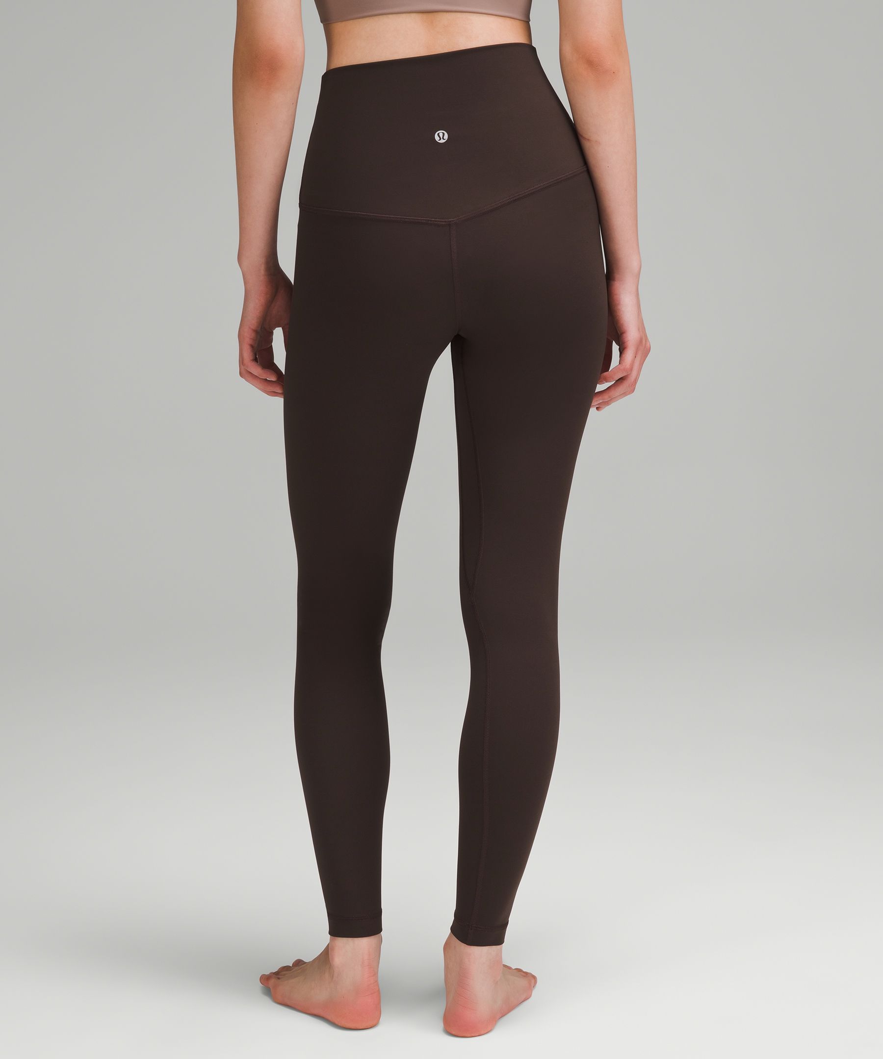 Lululemon Align Super-High-Rise Ribbed-Waist Jogger - Black - lulu fanatics