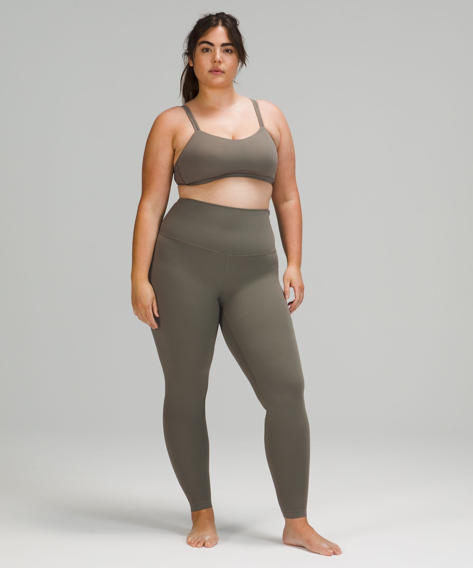 size 8/L BNWT] lululemon Align SHR 28” (bone), Women's Fashion