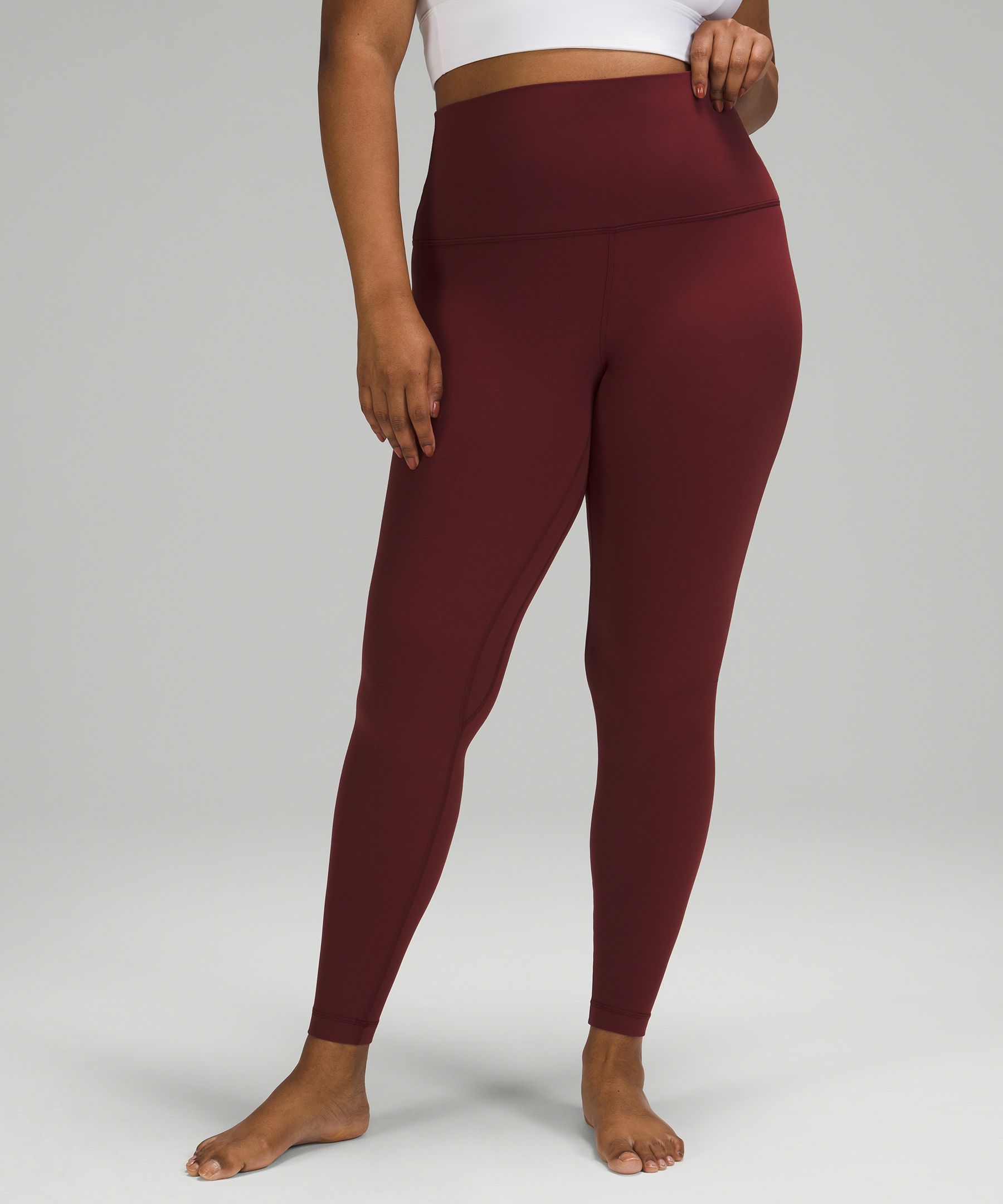 Lululemon Align™ Super-high Rise Pants 28" In Red Merlot