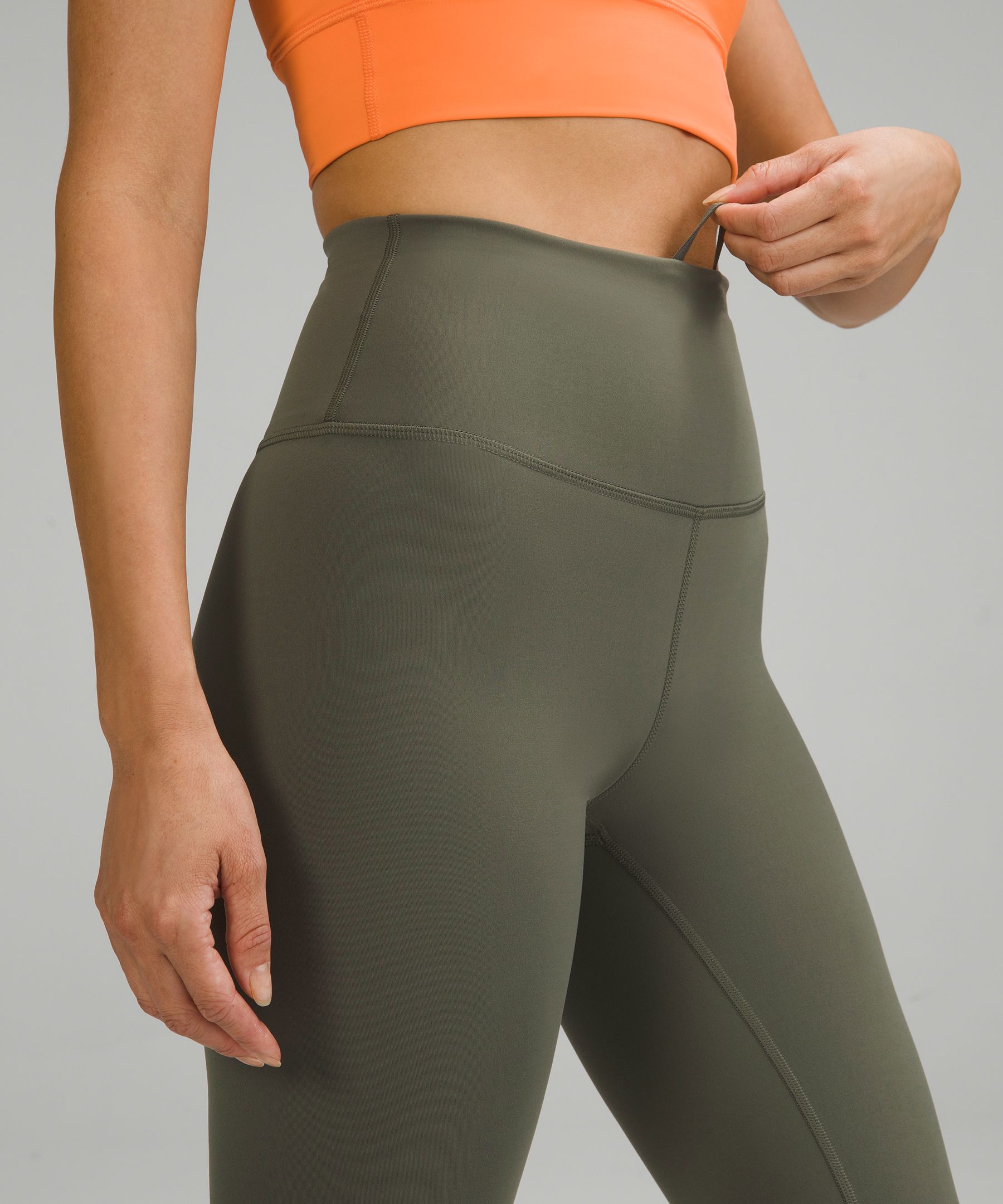 Invigorate High-Rise Tight 24 *Asia Fit, Grey Sage