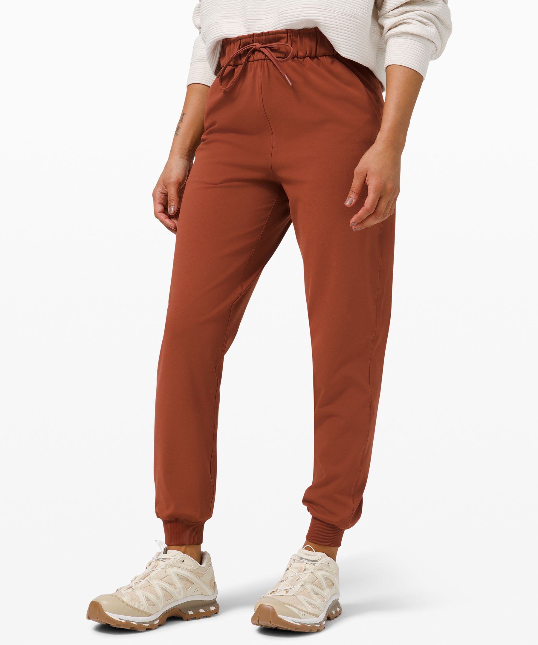 Lululemon Stretch High-rise Joggers Full Length In Ancient Copper