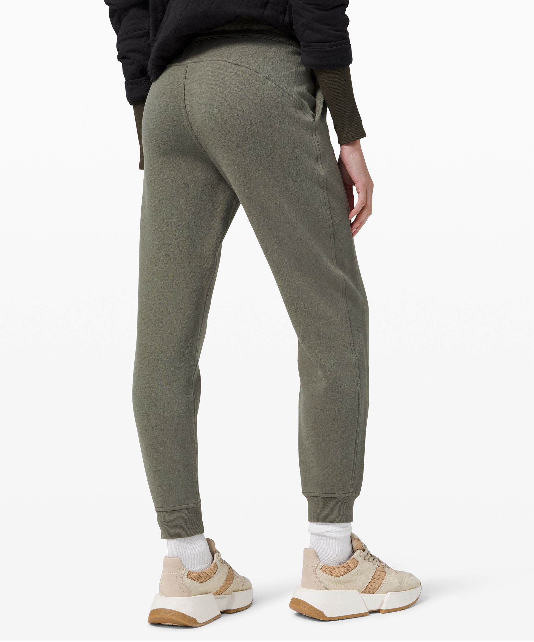 Lululemon Scuba High-Rise Jogger *Fleece 28 - Heathered Core Ultra Light  Grey - lulu fanatics