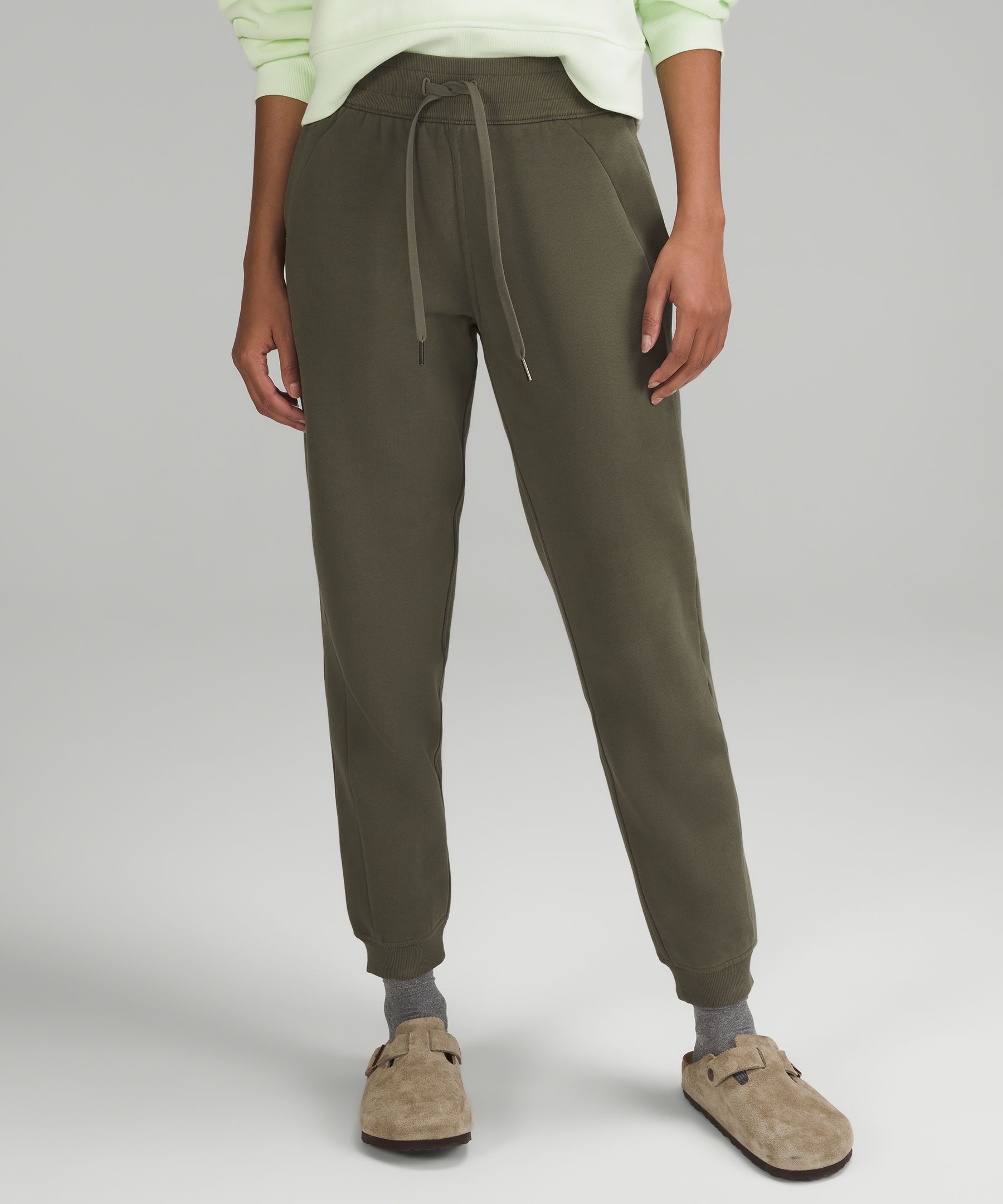 Green cheap lululemon joggers