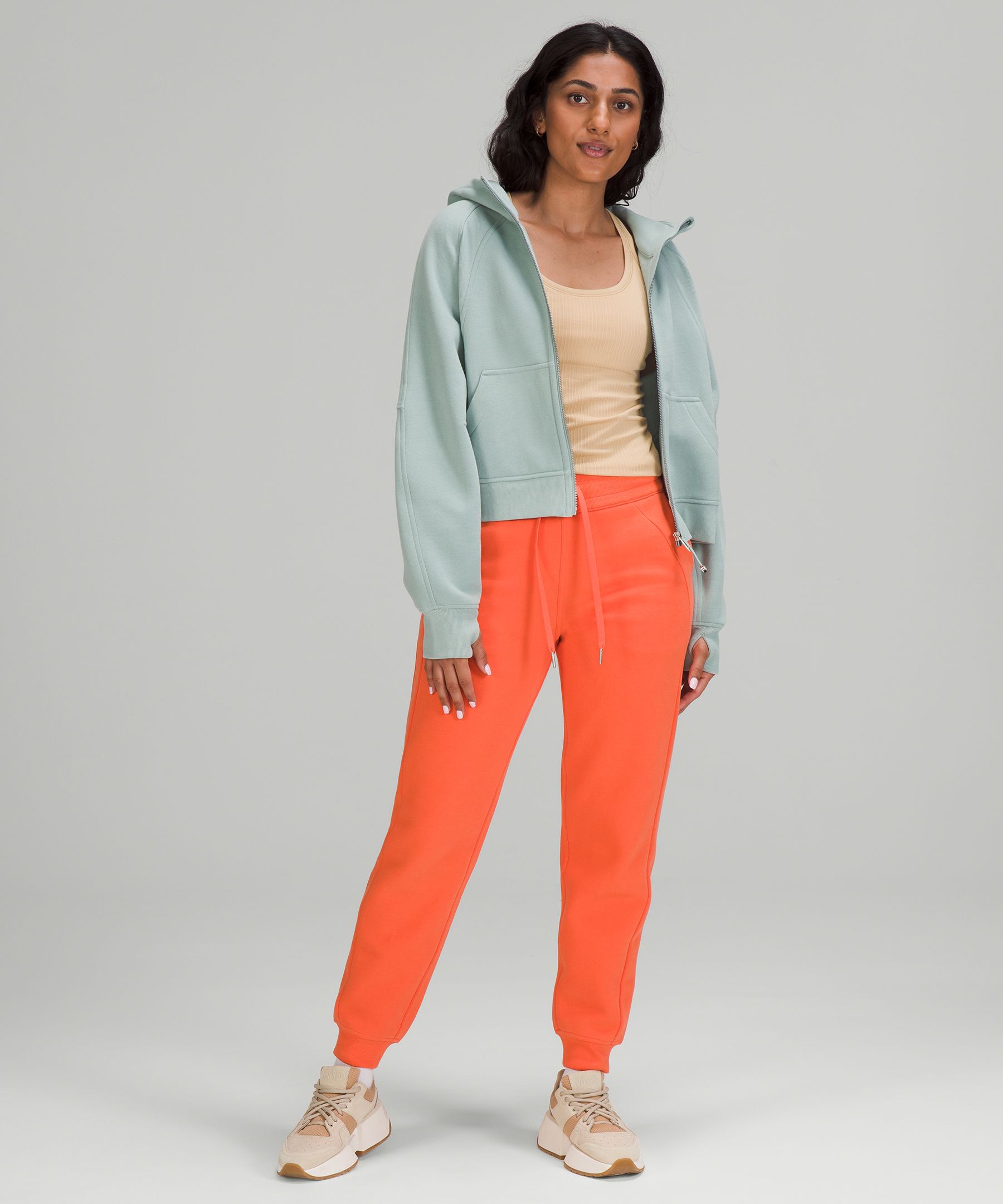 Lululemon Scuba High-rise Joggers In Warm Coral