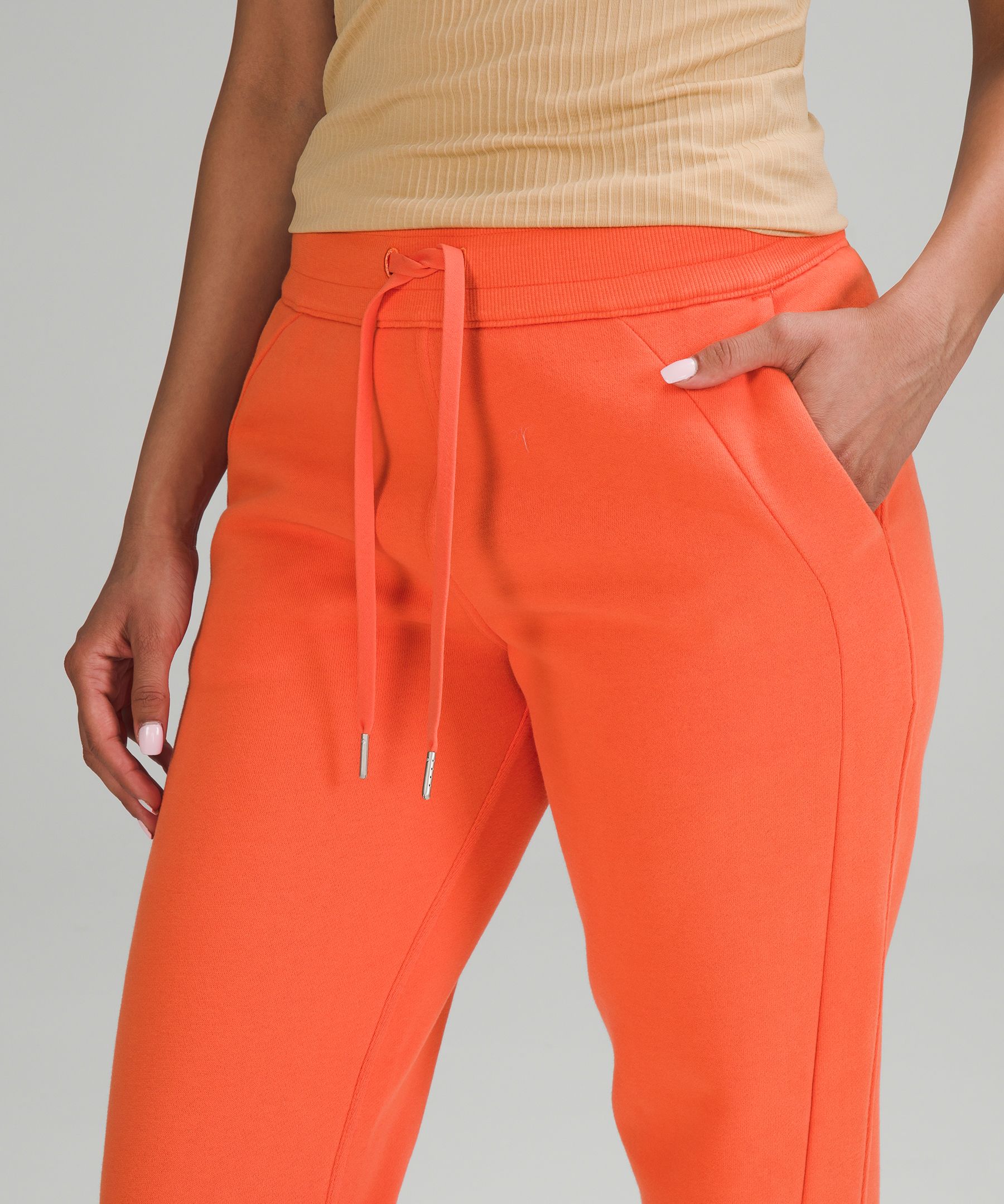 Lululemon Scuba High-rise Joggers In Warm Coral