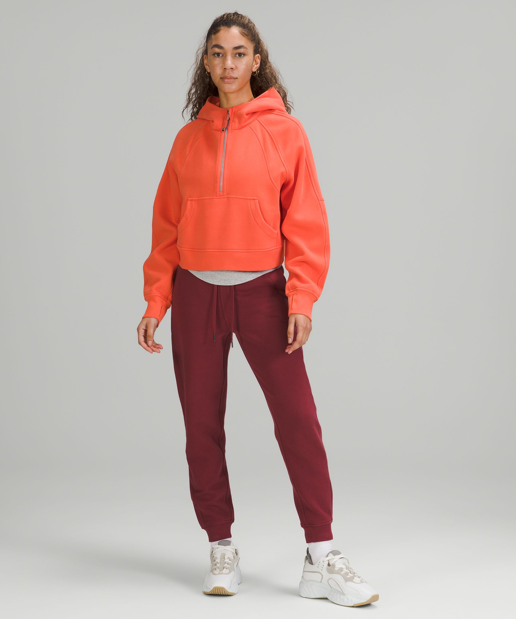 Scuba joggers with logo Woman, Red