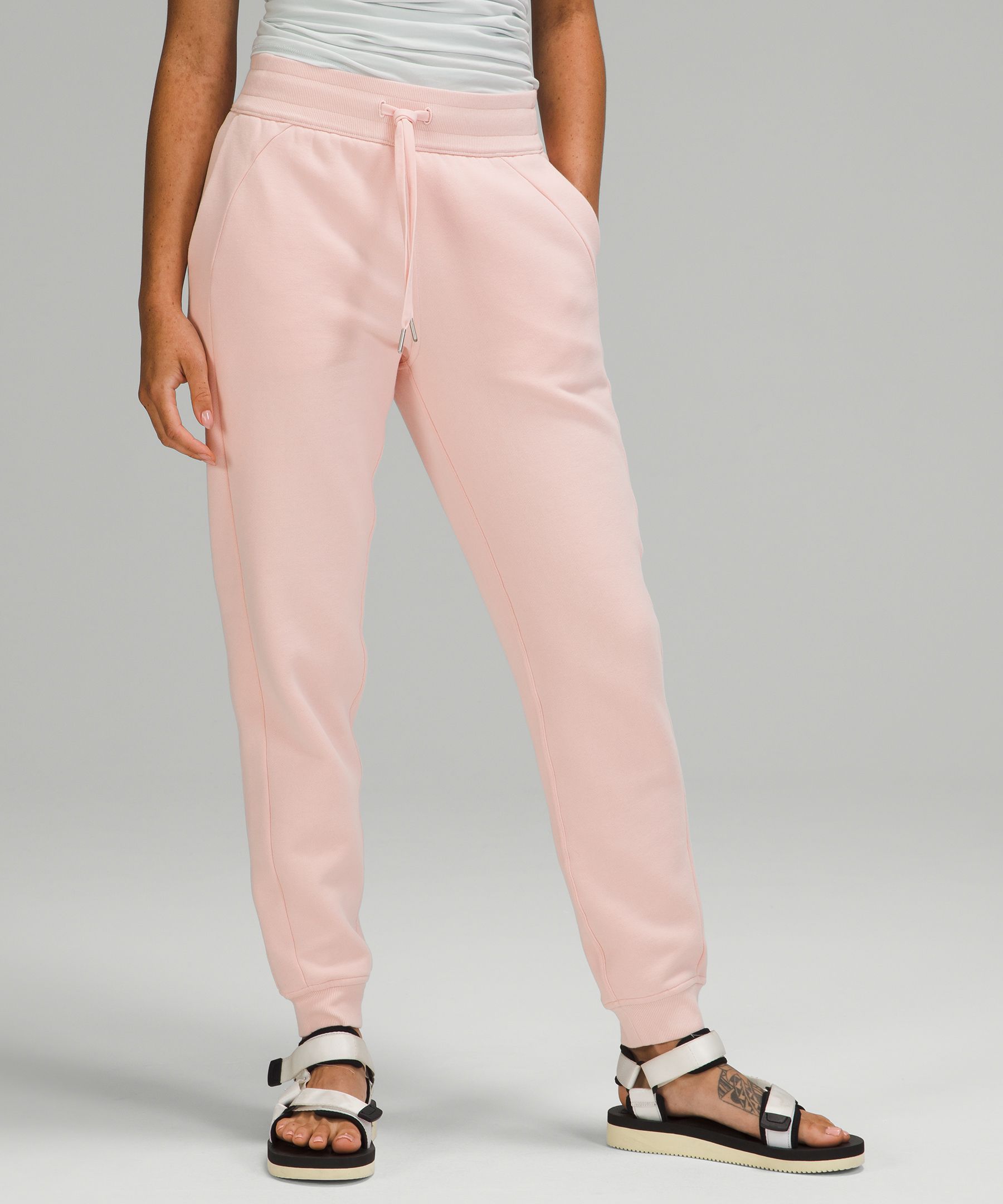 Lululemon Scuba High-rise Joggers In Pink Mist