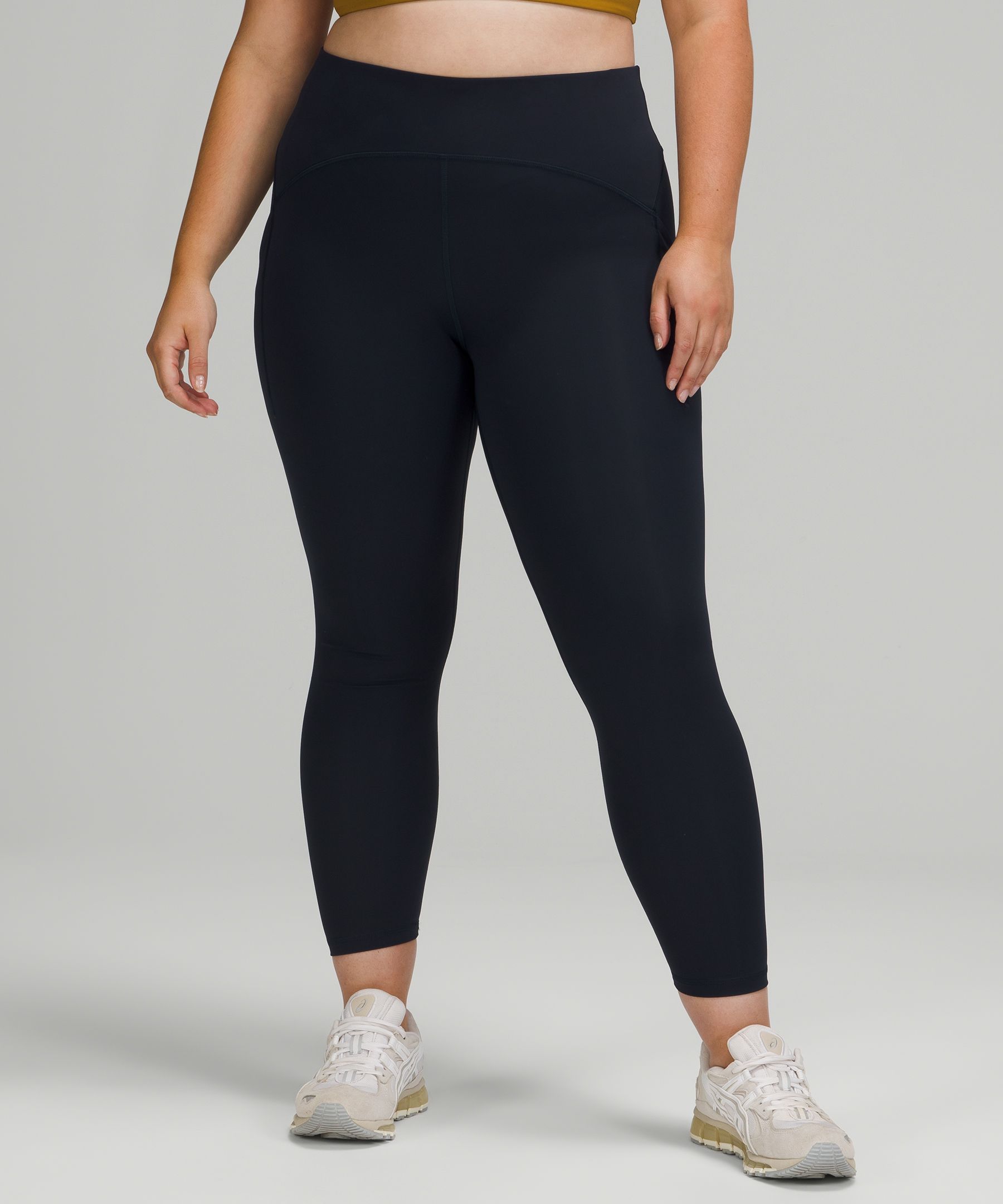 Plus V Cut Waistband Sports Leggings