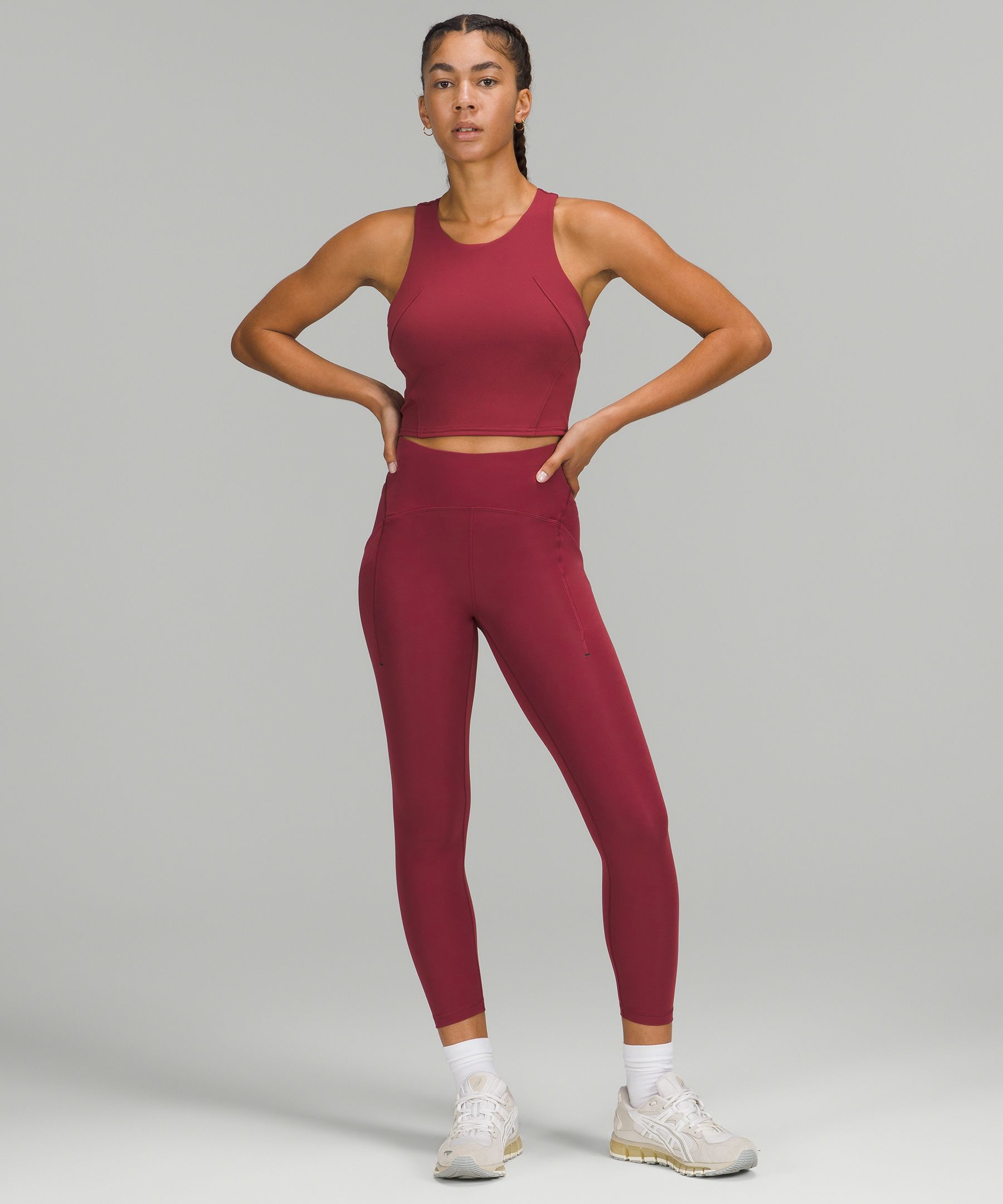 Lululemon Power Thru High-Rise Tight 25 - Gold Spice - lulu fanatics