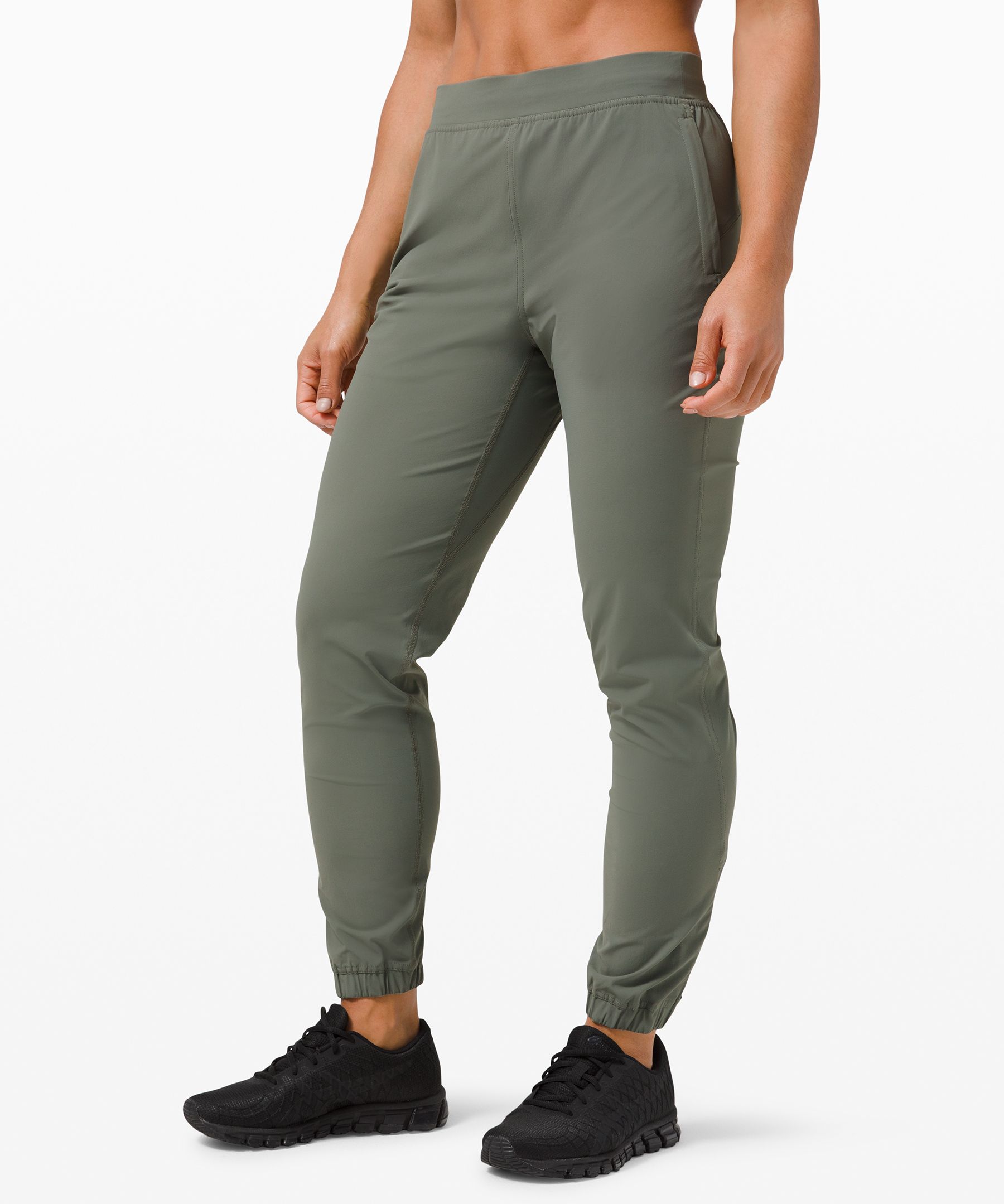 Lululemon Adapted State High-rise Joggers In Grey Sage
