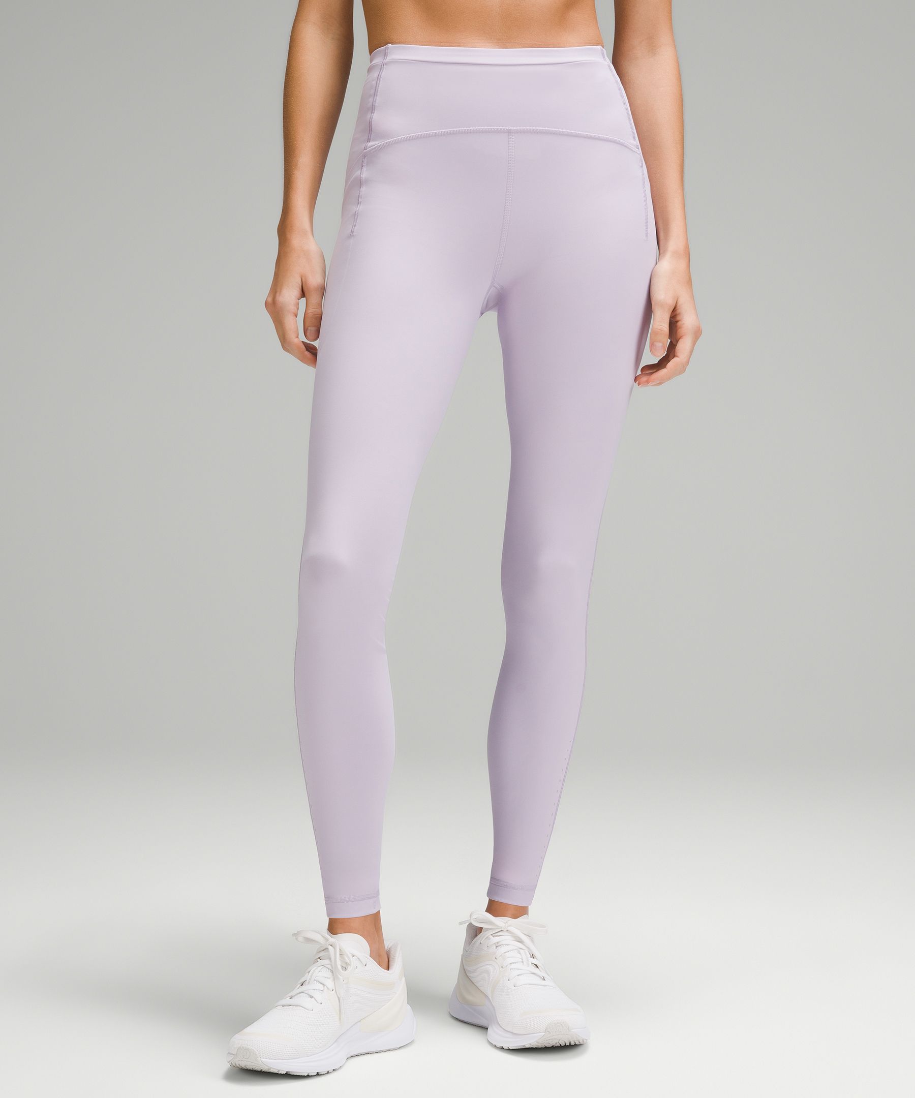 LULULEMON Unbreakable Diamond SPEED TIGHT II White/Black Running