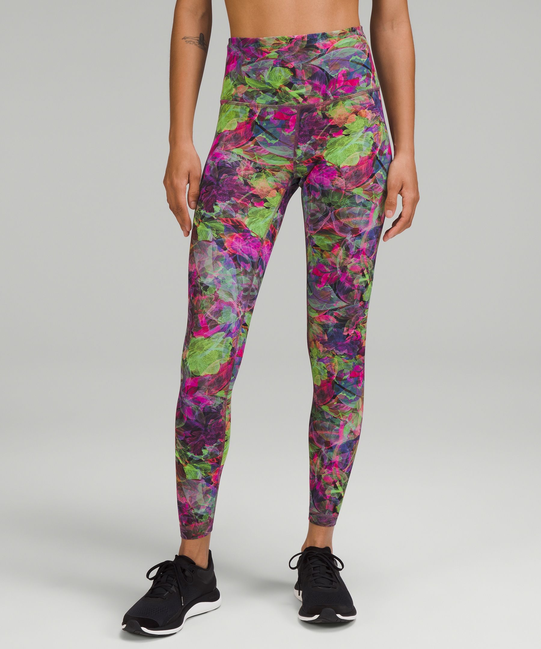 Lululemon Wunder Train High-rise Leggings 25 In Vivid Floral Tone |  ModeSens