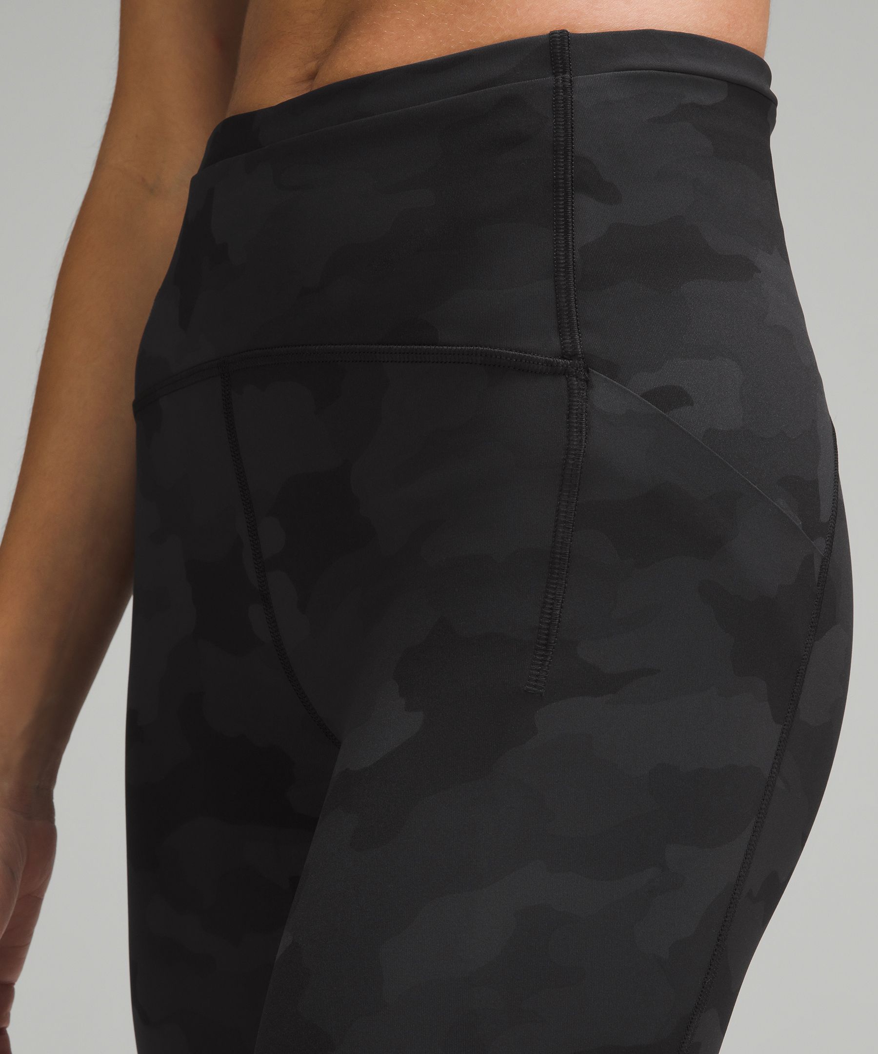 lululemon athletica, Pants & Jumpsuits, Lululemon Swift Speed Highrise  Tight 25 Heritage 365 Camo Deep Coal Multi Sz6