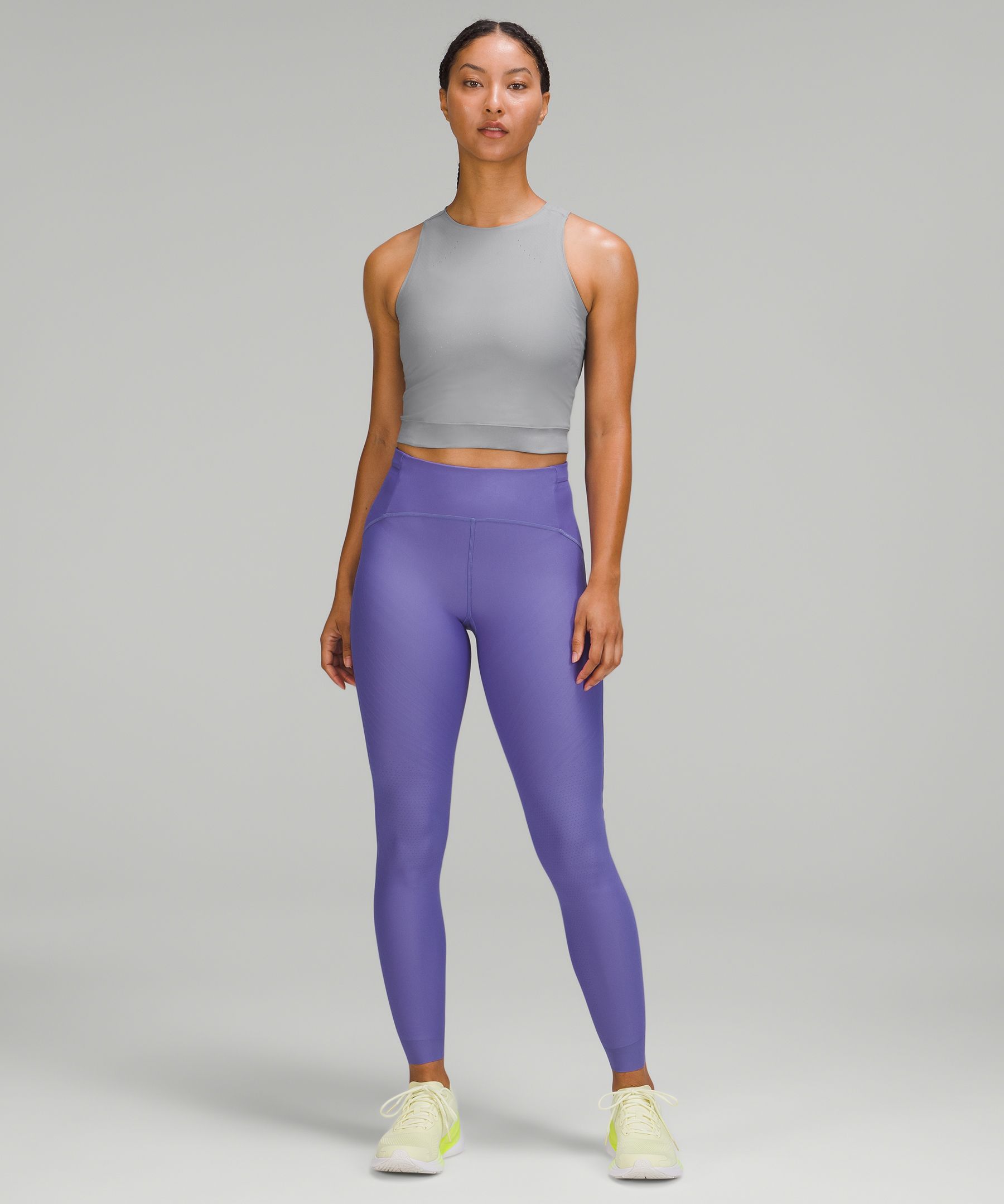 Lululemon Senseknit High-Rise Running Leggings 28 - Purple