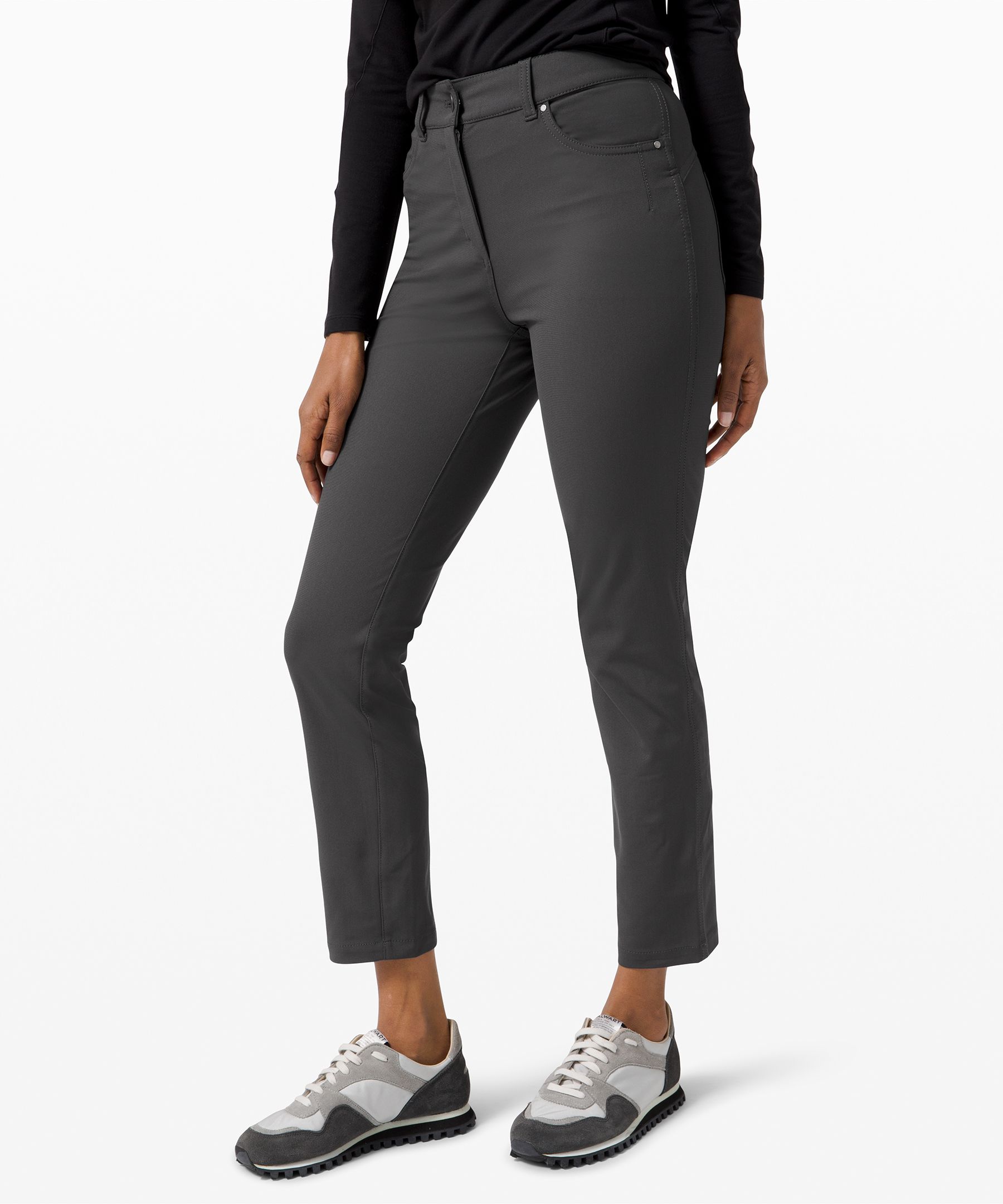 Soothfeel Womens Golf Pants with 4 Pockets 7/8 Stretch High