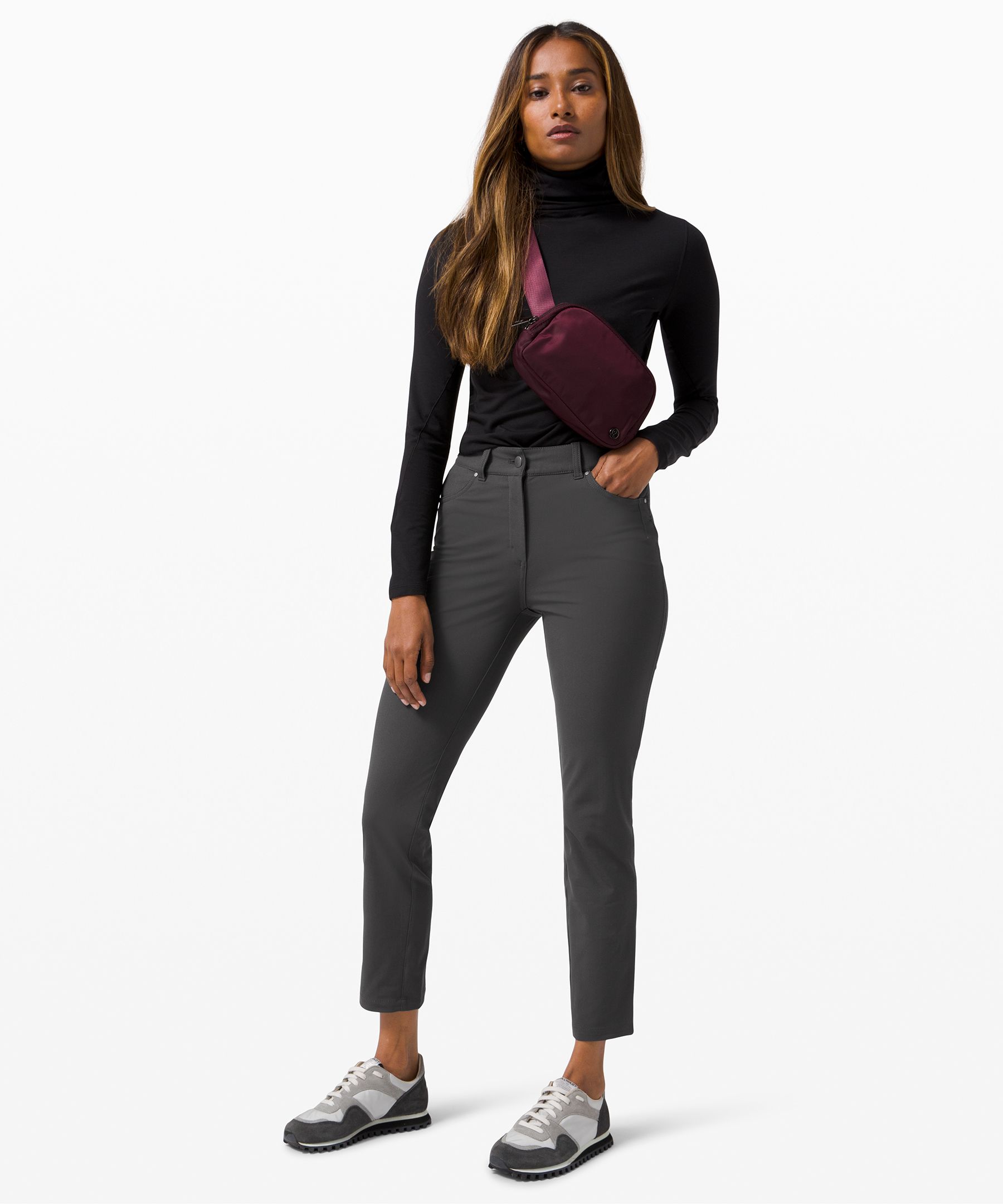 Lululemon City Sleek 5 Pocket 7/8 Pant - Graphite Grey - lulu fanatics