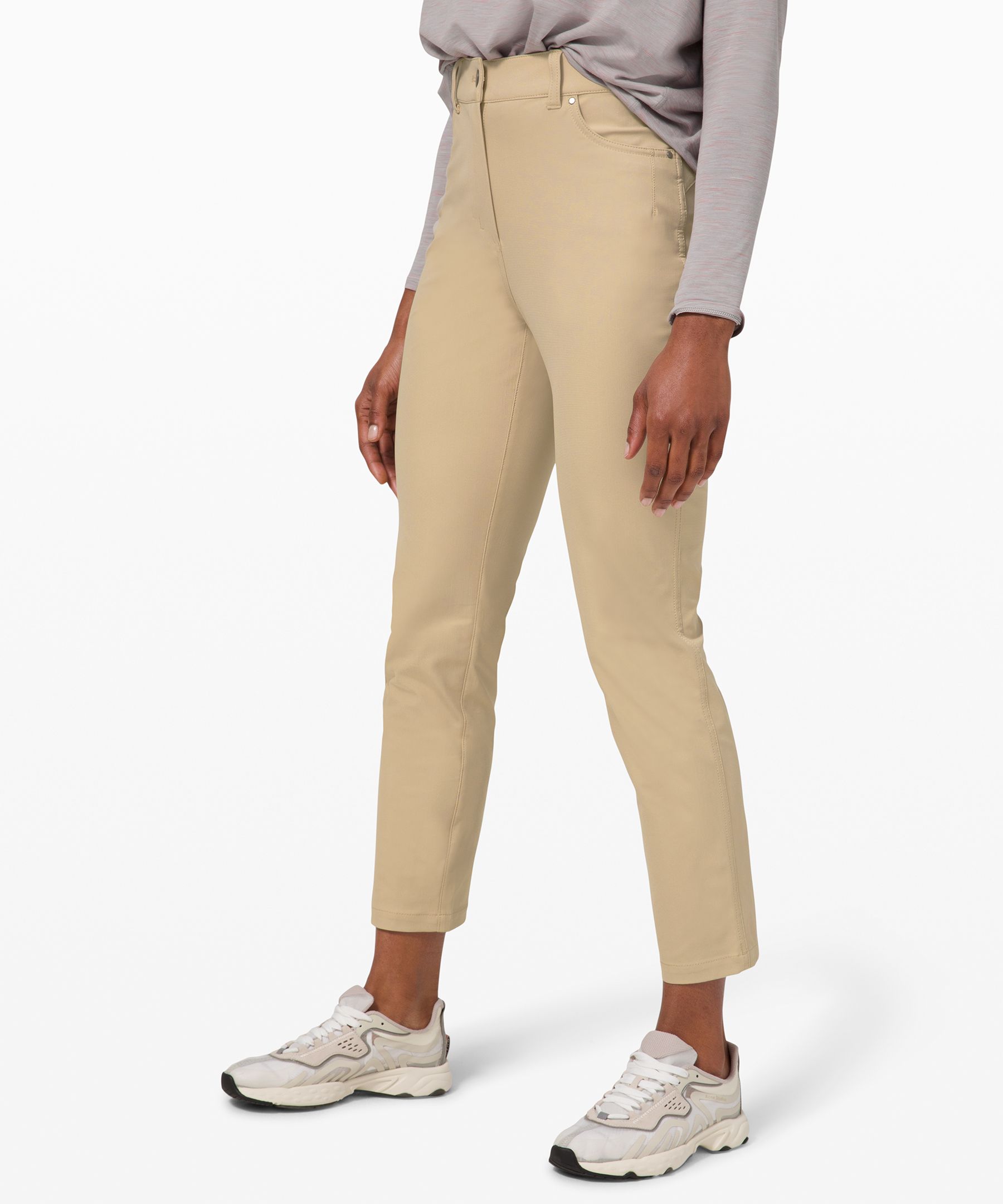 Lululemon City Sleek 5 Pocket 7/8 Pant In Brown