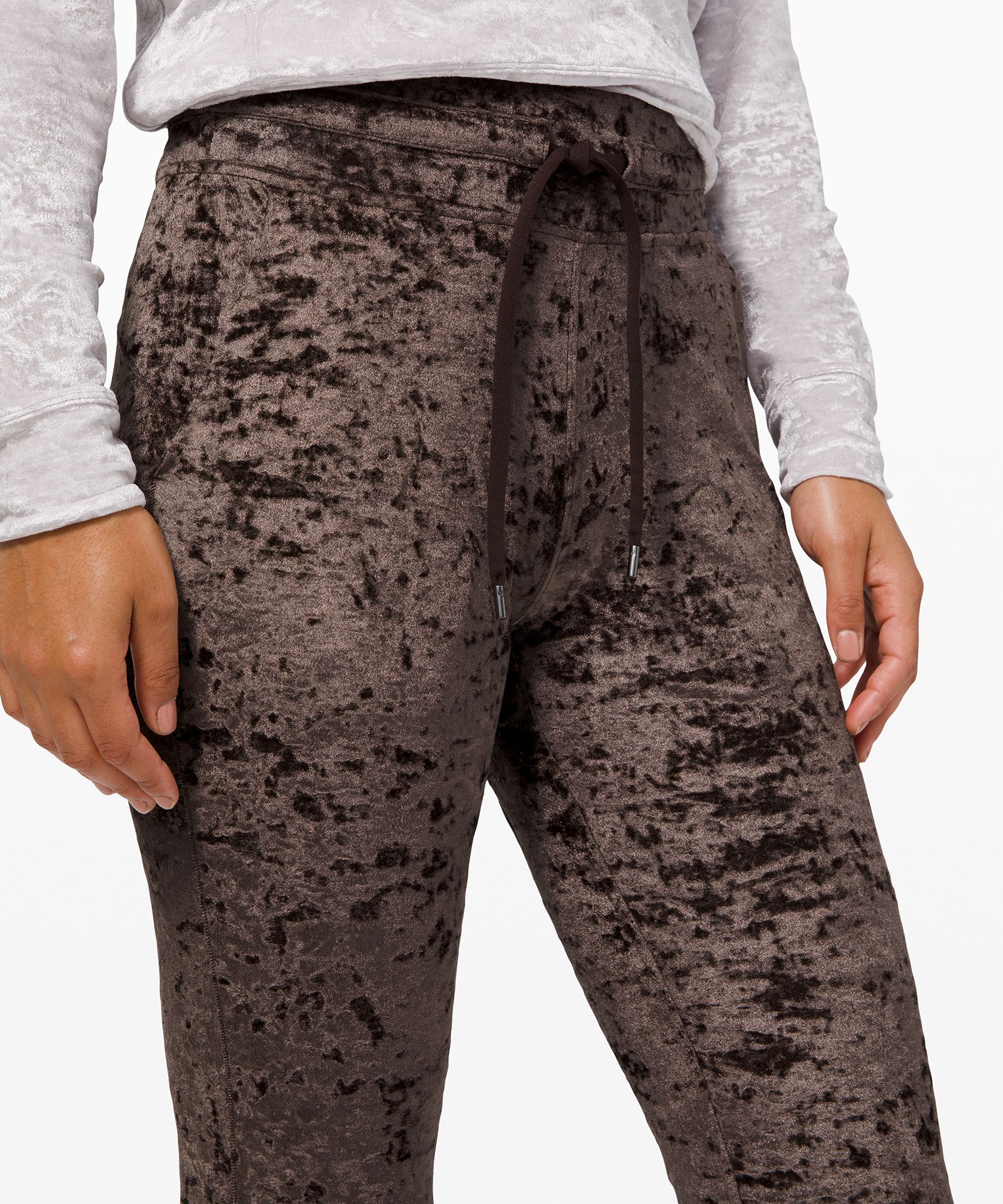 Lululemon crushed velvet jogger new arrivals