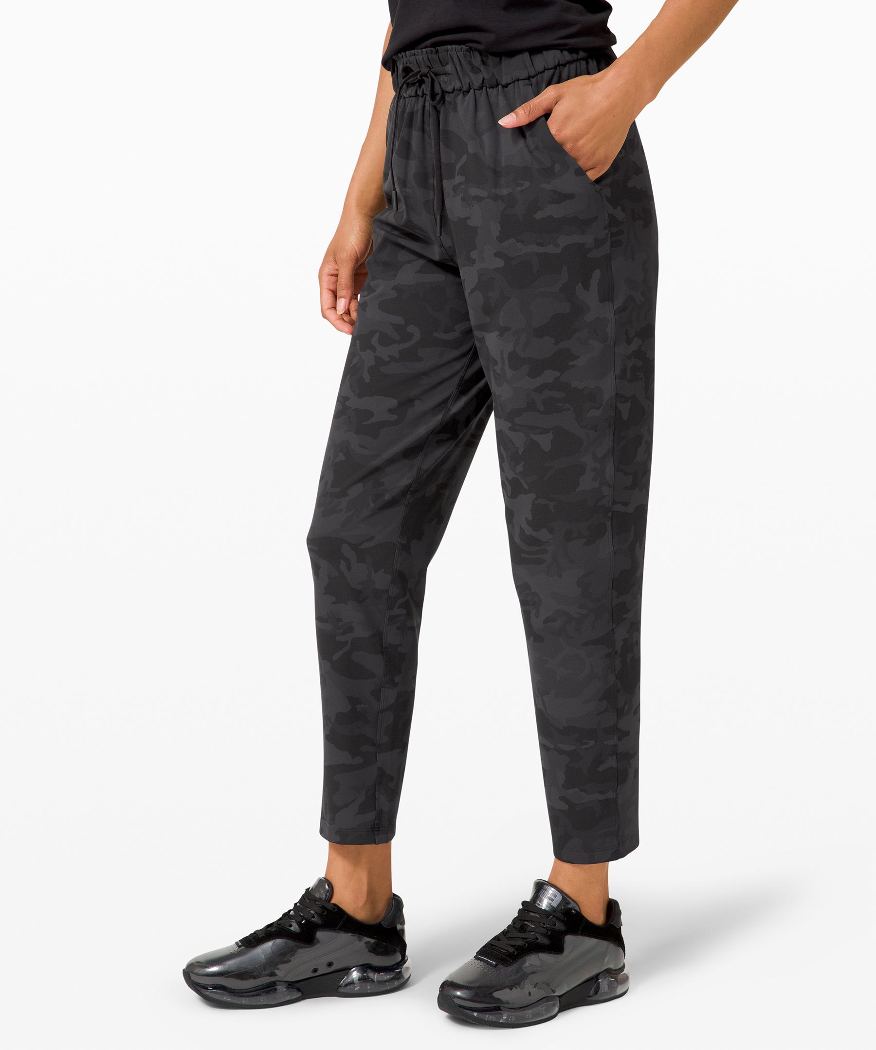Lululemon Keep Moving Pants 7/8 High-rise In Rosemary Green