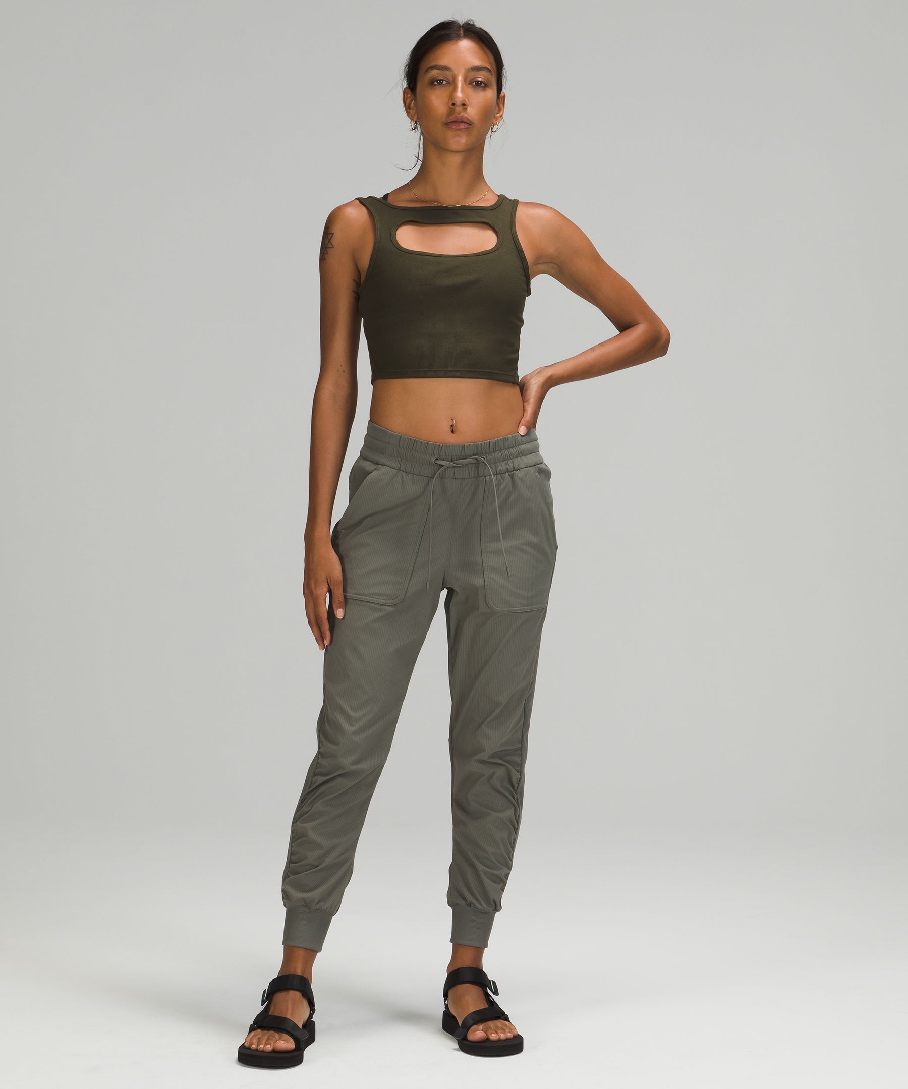 14] Lululemon Beyond the Studio Jogger Cassis, Women's Fashion, Activewear  on Carousell