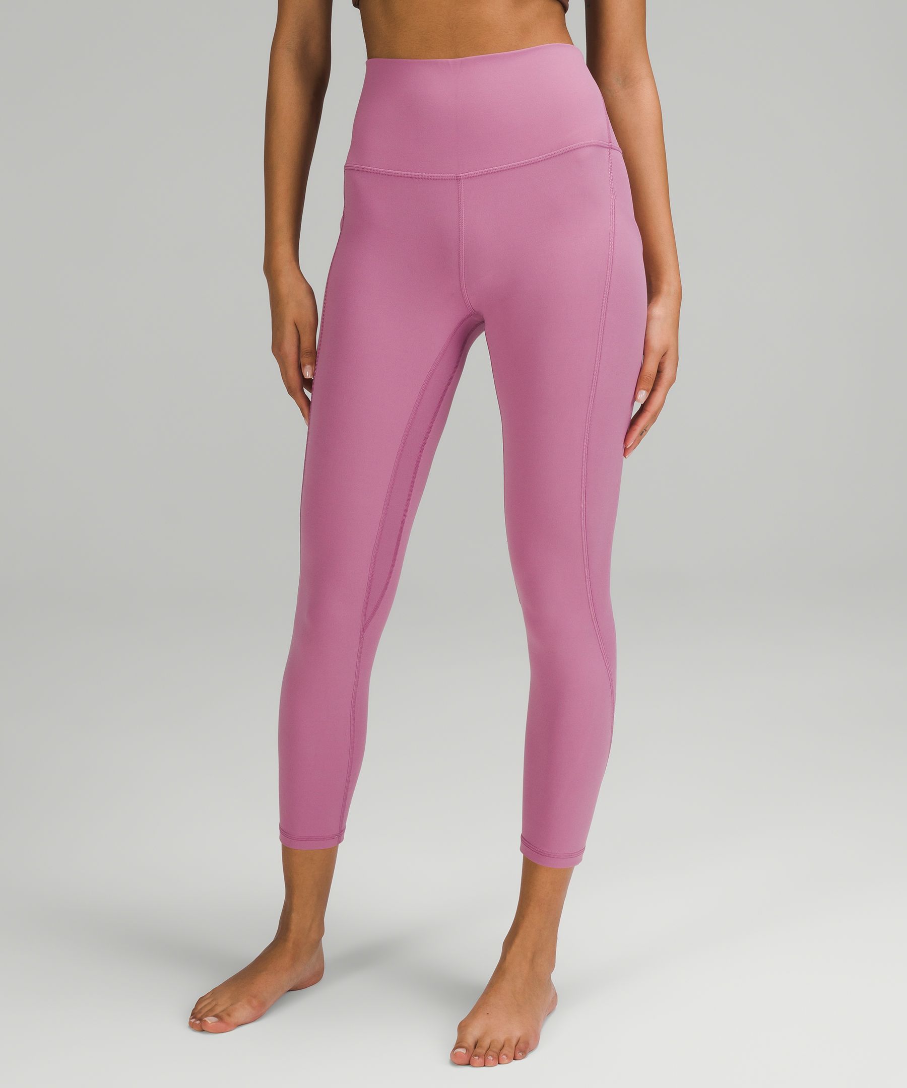 新品 ルルレモン Align HR Pant 25 - Pink Puff 6 - スパッツ/レギンス