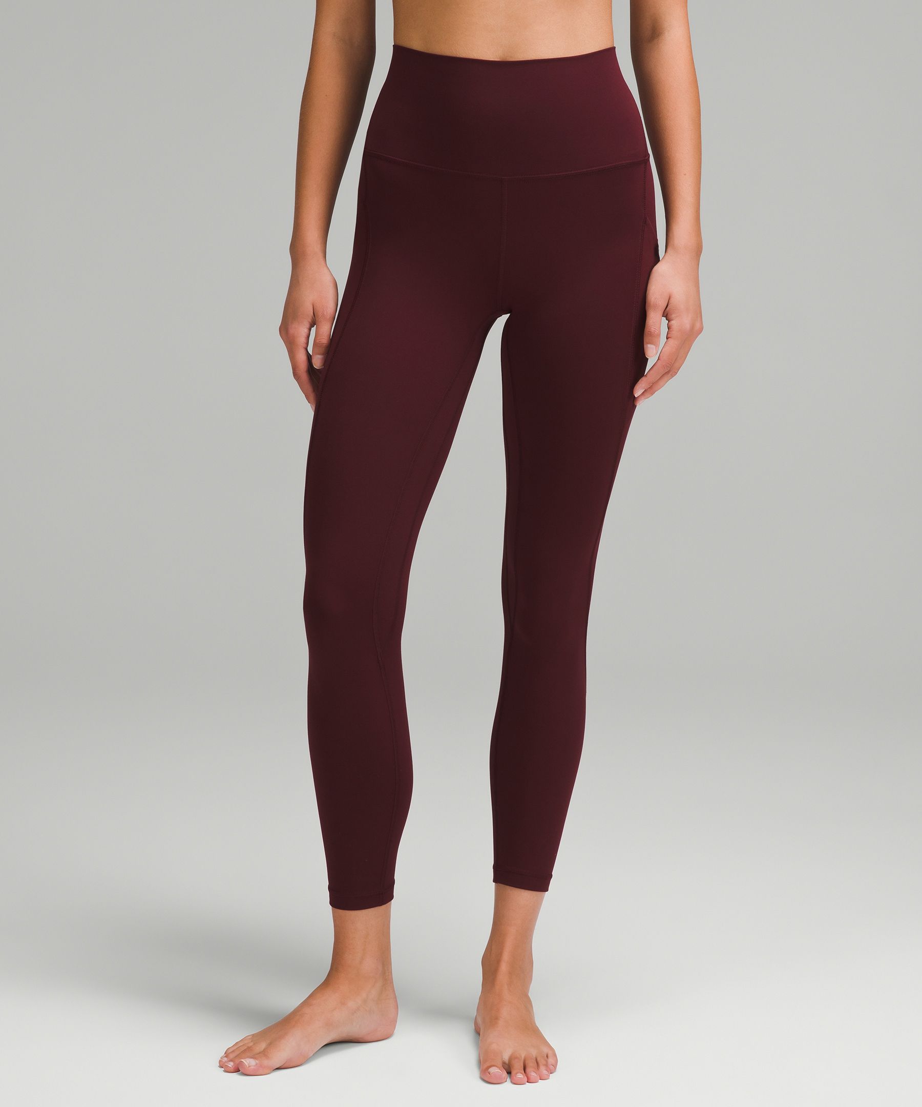 lululemon Align™ High-Rise Pant with Pockets 25" - Burgundy